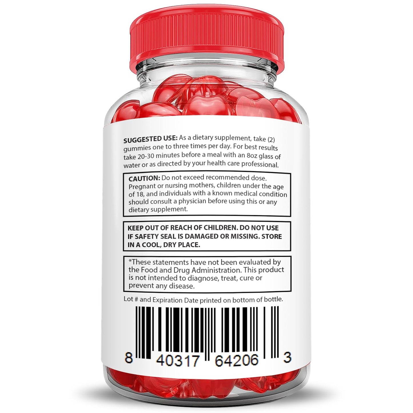 Justified Laboratories Quick Fire Keto ACV Gummies, Advanced Formula, 1000mg, Apple Cider Vinegar with Pomegranate Beet Juice Powder, B12, Vegan, Non-GMO, 120 Gummies