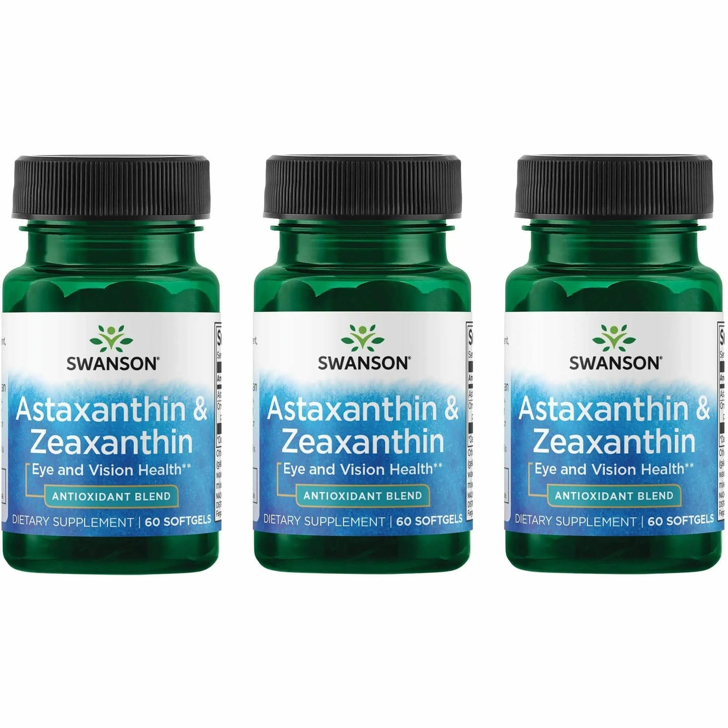 Swanson Astaxanthin & Zeaxanthin Eye Health Supplement Softgels 60