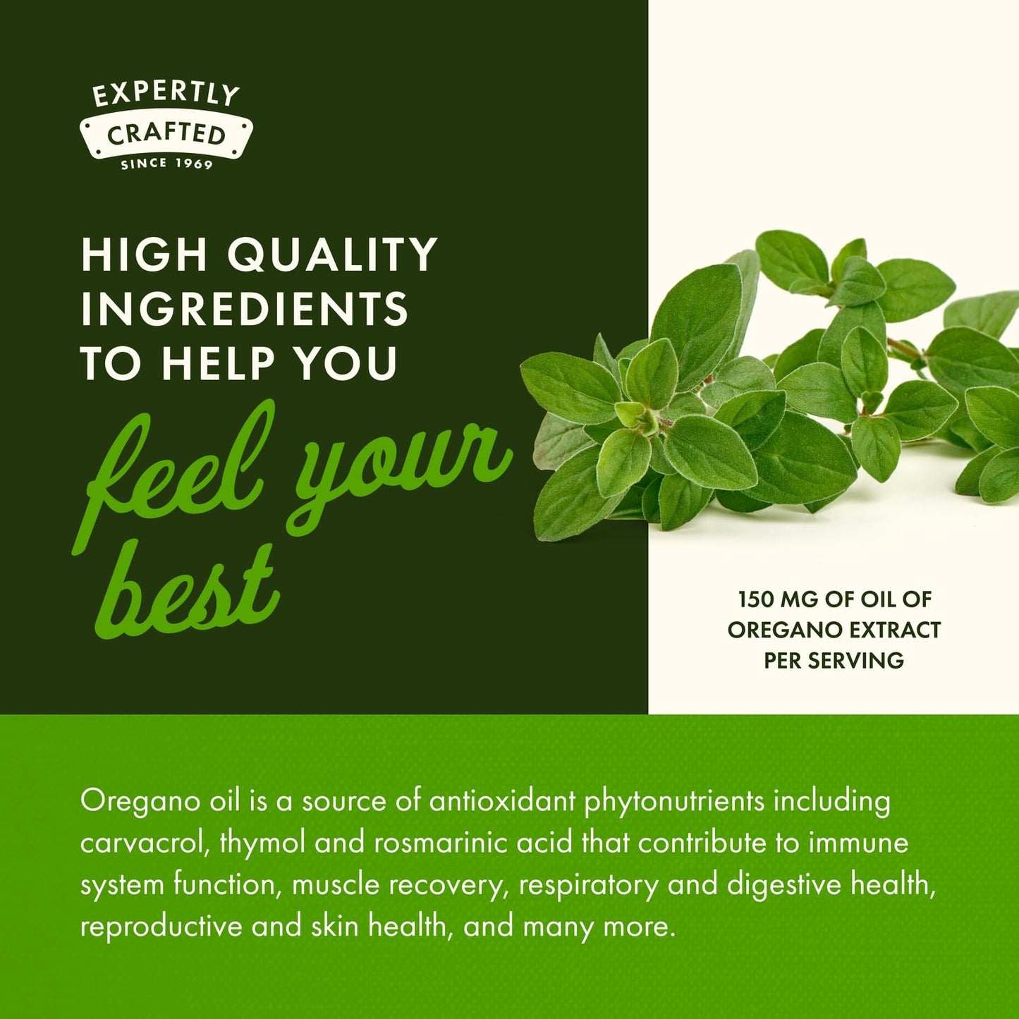 Swanson Oregano Oil 10:1 Extract 150 mg Softgels 240