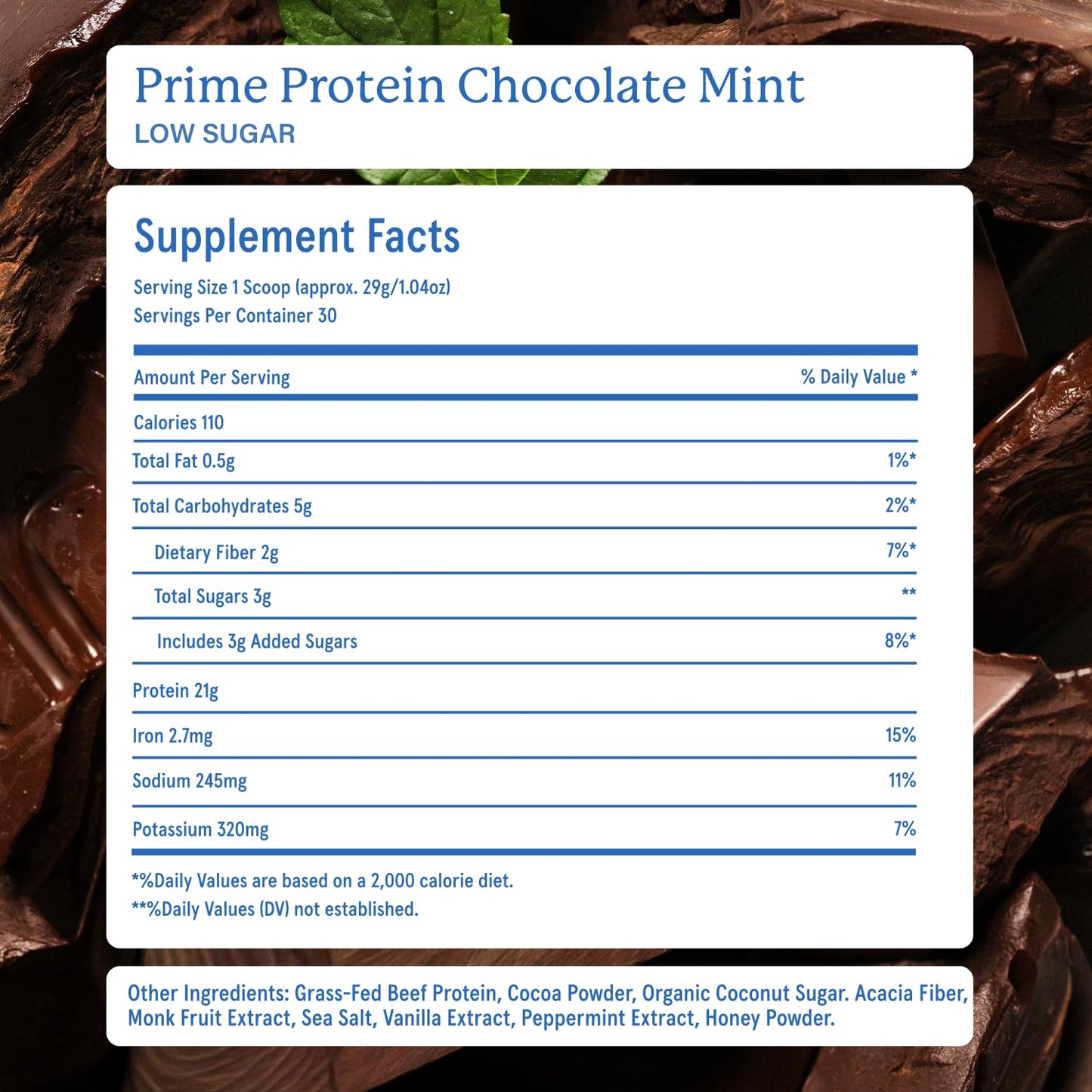 Equip Prime Beef Protein Powder, 30 Servings