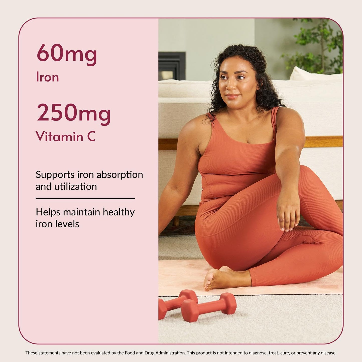 Bariatric Advantage Chewable Iron 60 mg Lemon Lime Tablet, 270 Tablets