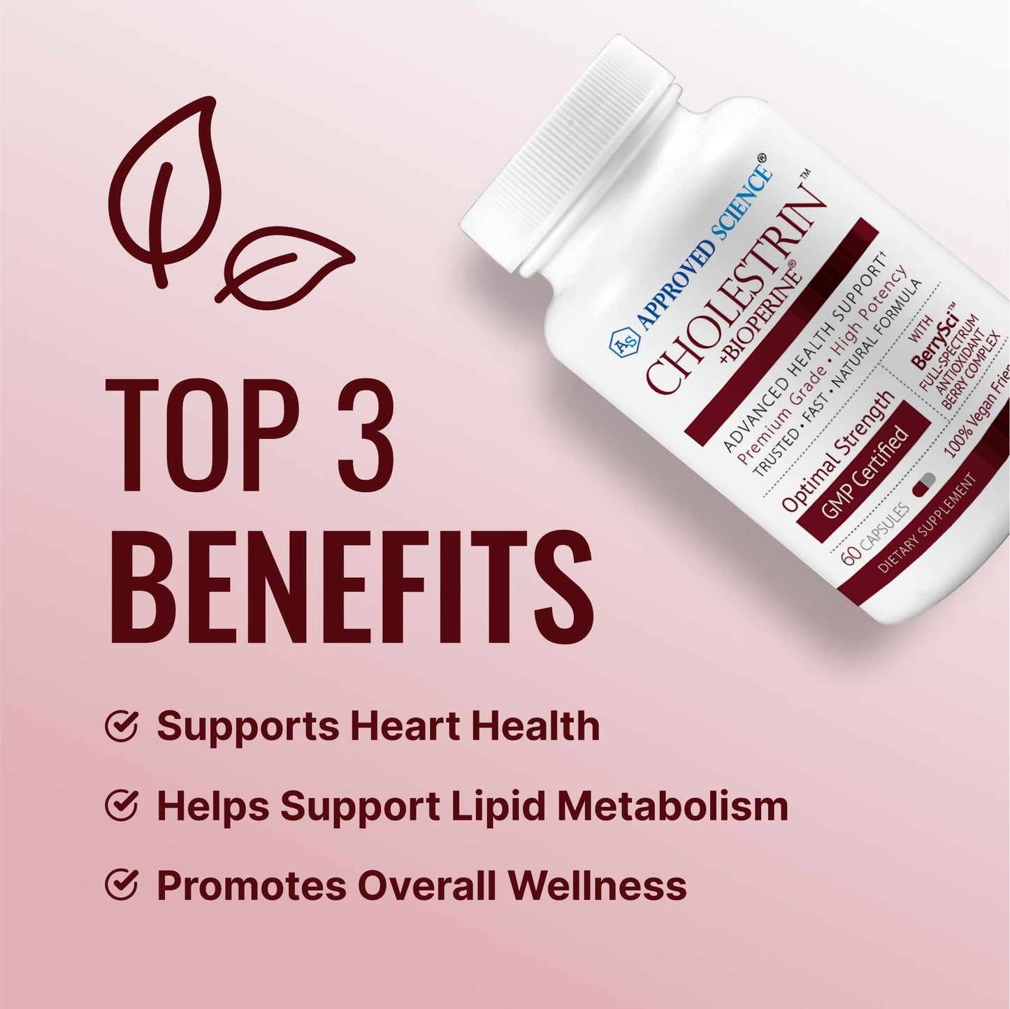 Approved Science Cholestrin Lipid Level Support Capsules 180