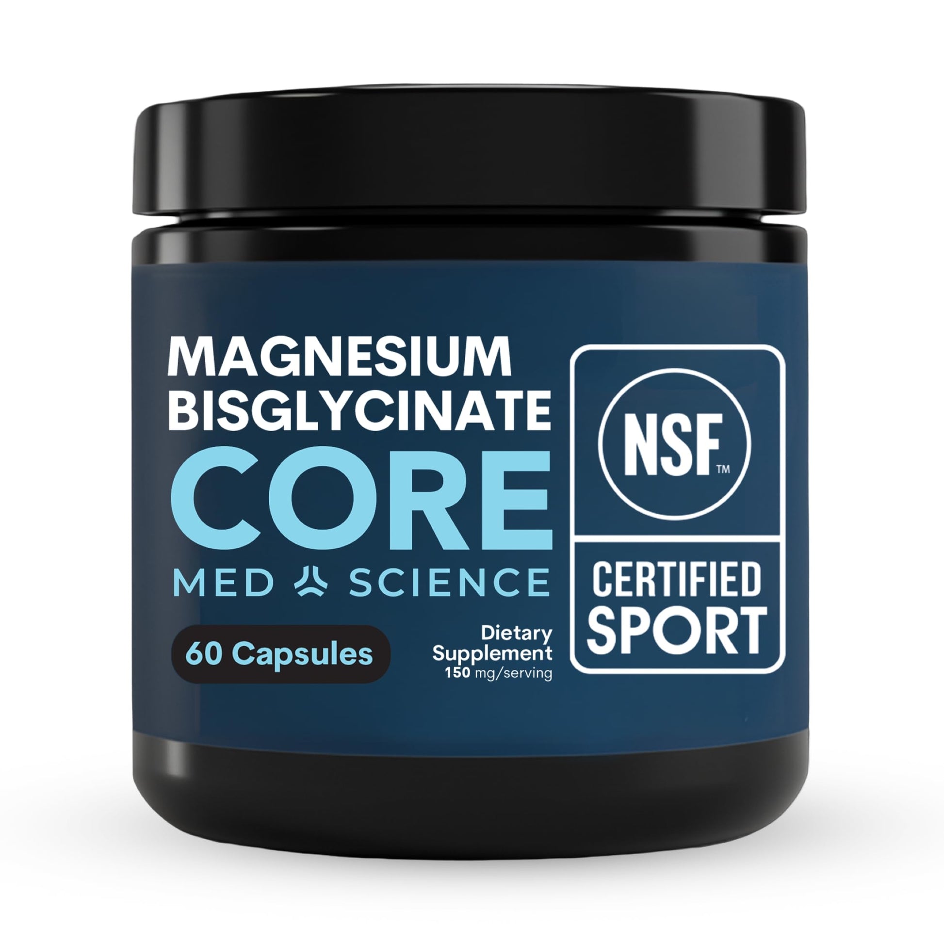 Core Med Science Magnesium Bisglycinate Supplement Capsule 60 Count
