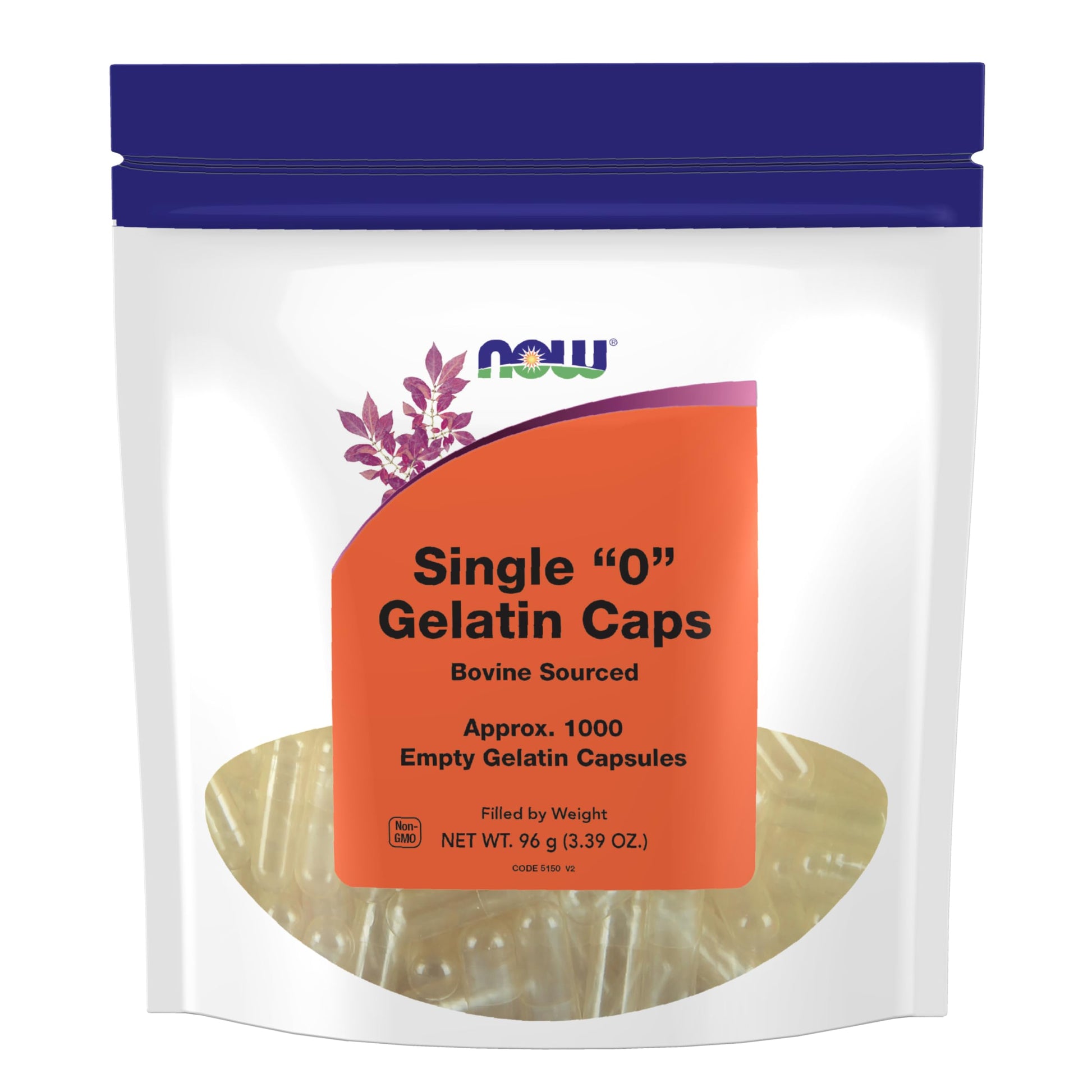 NOW Foods Empty Gelatin Capsules, 1000 Count