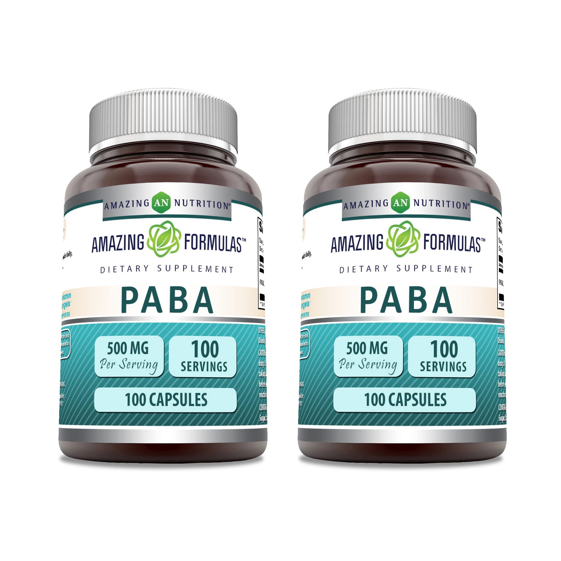 Amazing Nutrition PABA Supplement Capsules, 100 Capsules