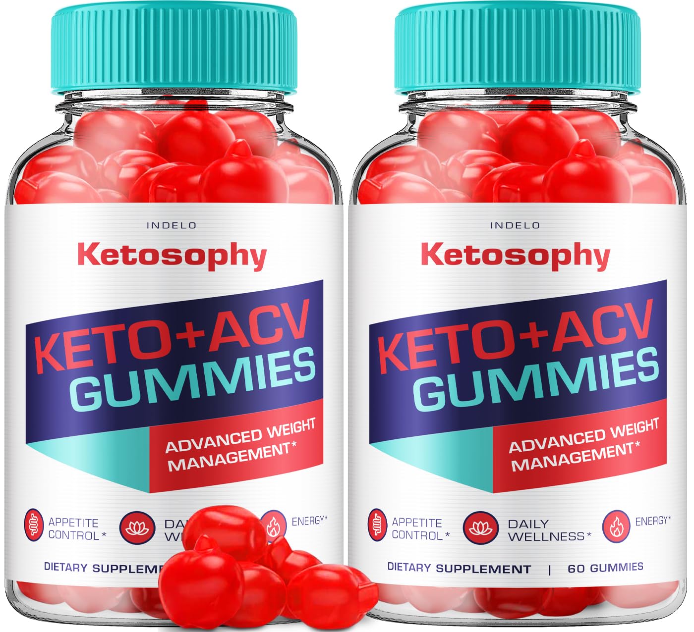 Indelo KetoSophy Keto ACV Gummies 120 Gummies