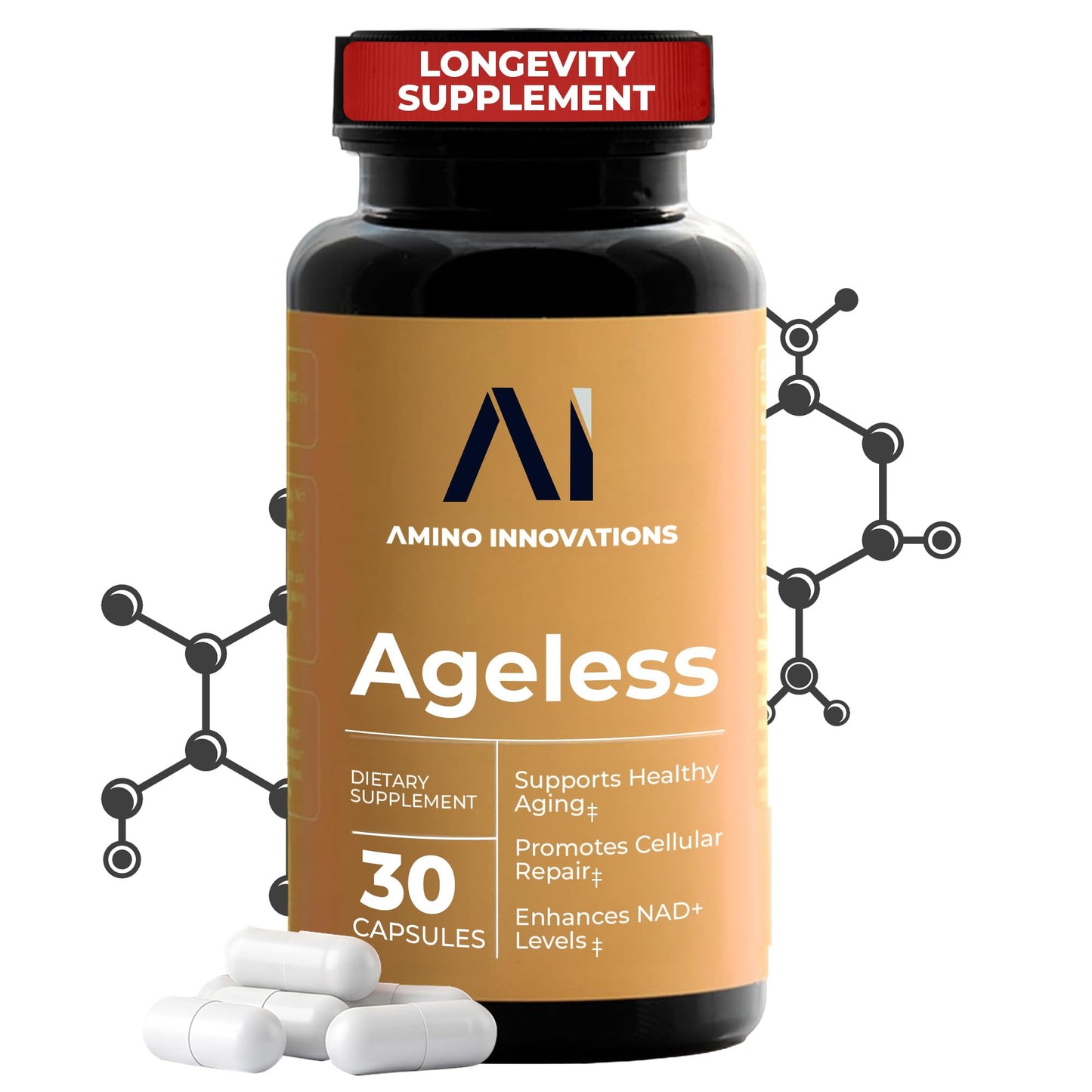Amino Innovations Ageless Cellular Vitality 30 Capsules