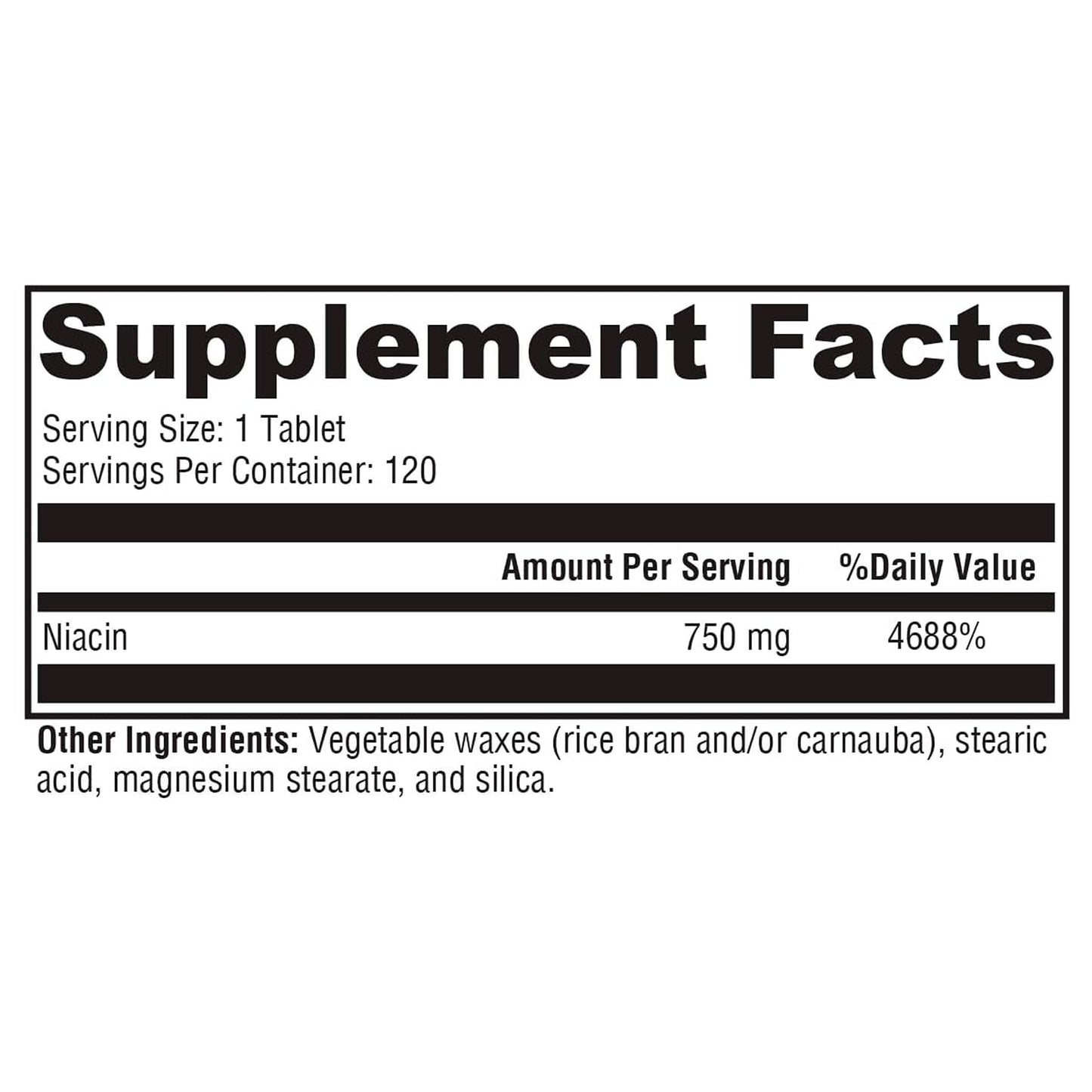 XYMOGEN NiaVasc Niacin 500mg Sustained-Release Niacin Capsules, 120 Count