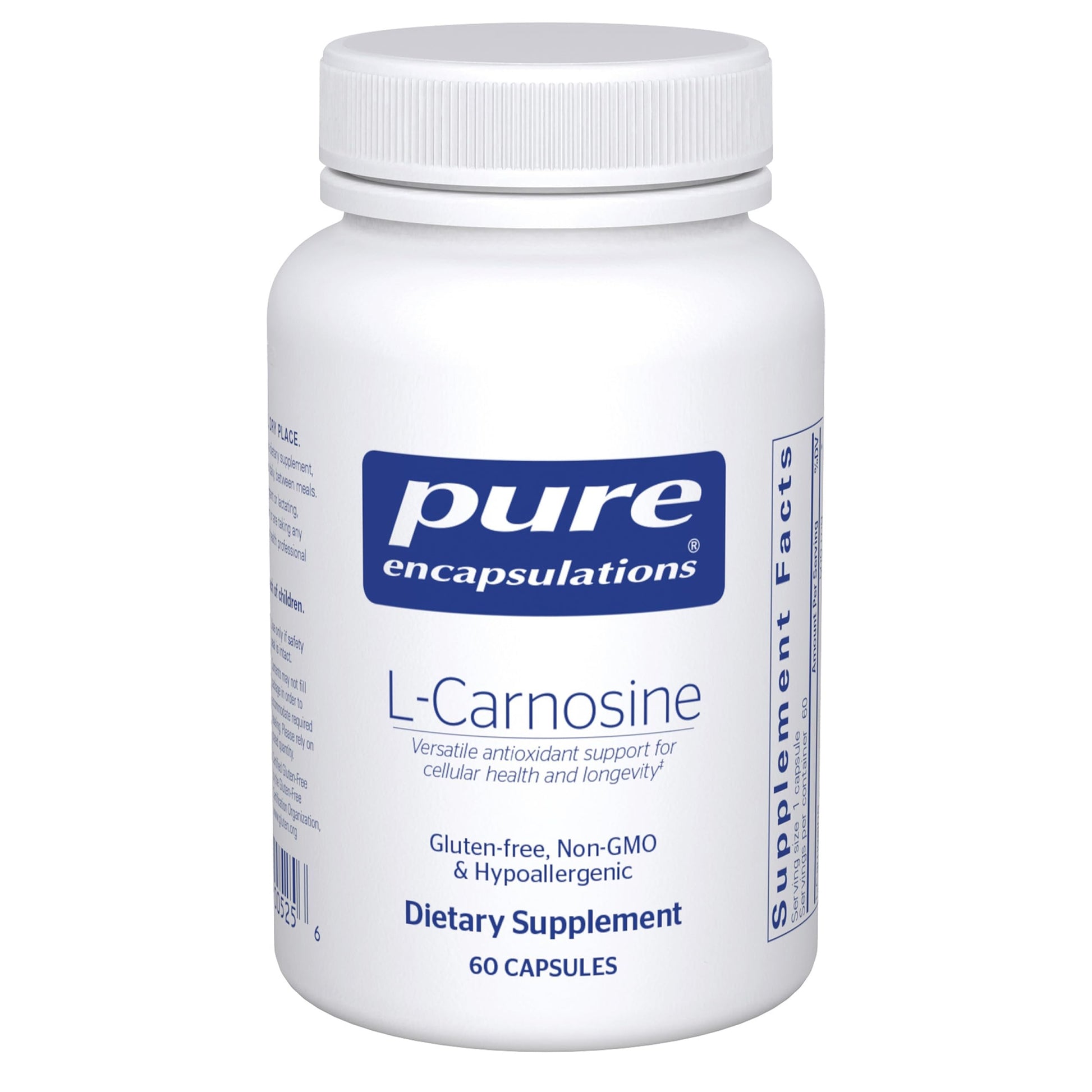 Pure Encapsulations L-Carnosine 60 Capsules