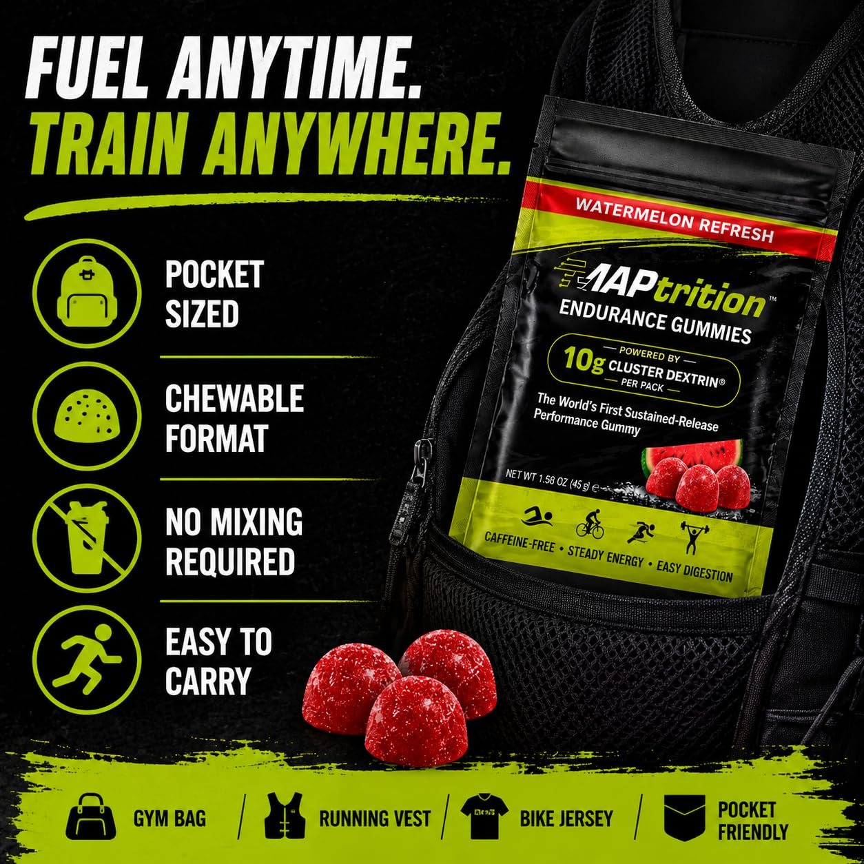 MAPtrition Endurance Gummies 3 Pack