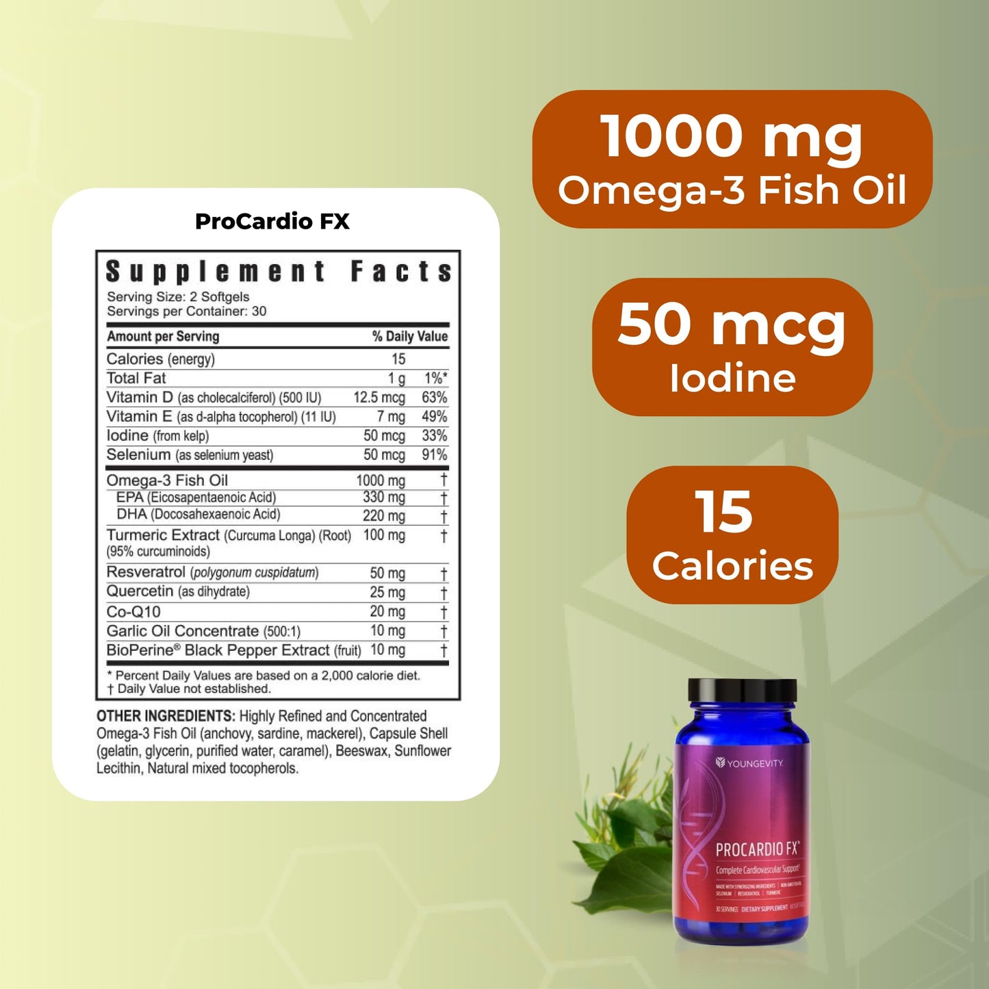 Youngevity ProCardio FX Softgels 60 Count