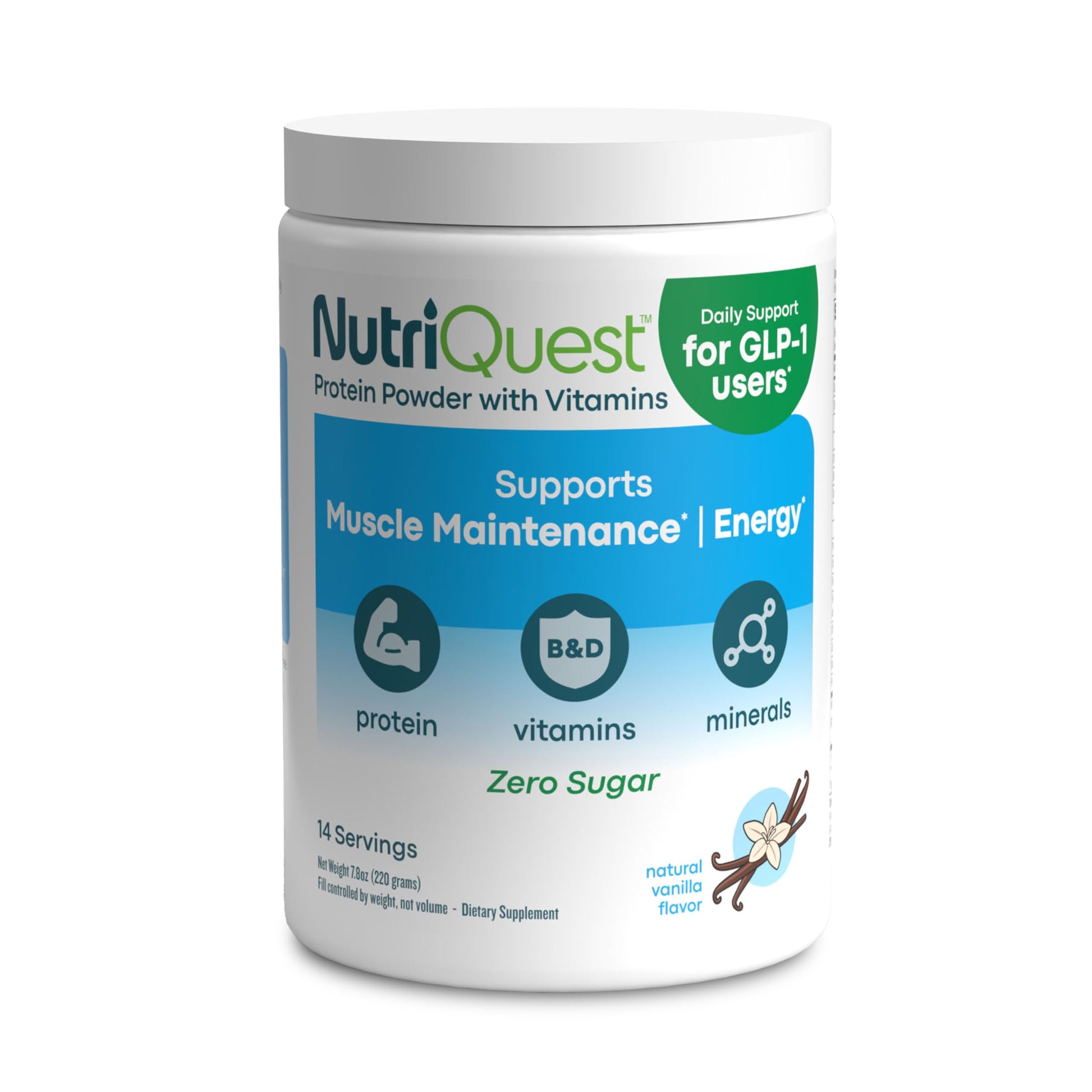 NutriQuest GLP-1 Protein Powder 7.8 Ounce
