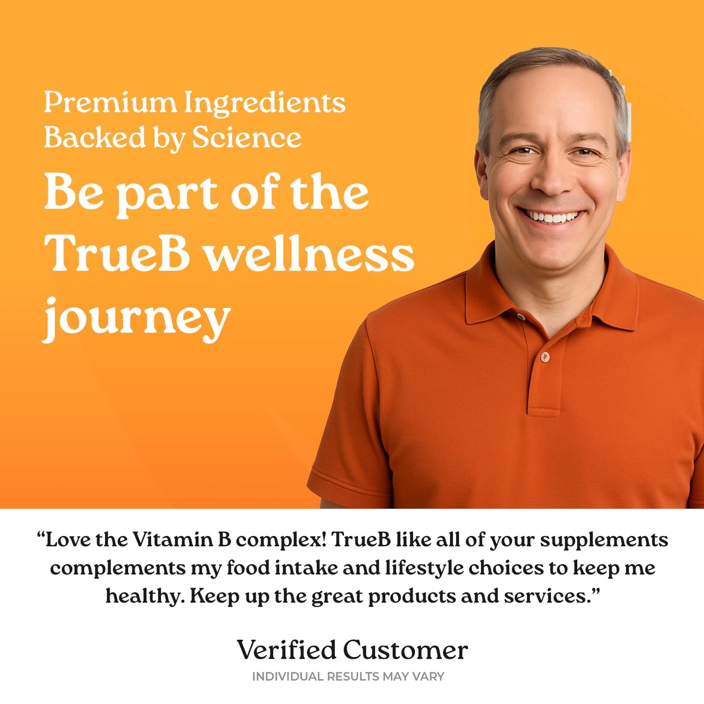 NatureCity True-B Plant-Based Super B Vitamin Complex Supplement Capsules 30