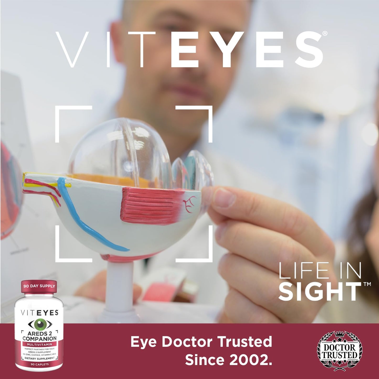 Viteyes Classic AREDS 2 Companion Multivitamin Capsule, 90 Count