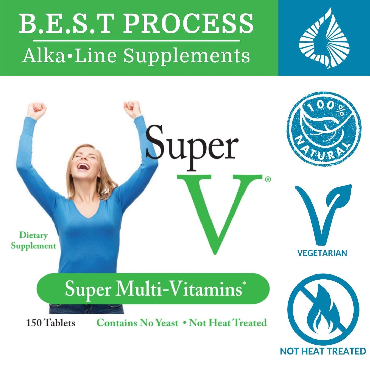 Morter HealthSystem SuperV Multivitamin 150 Tablets