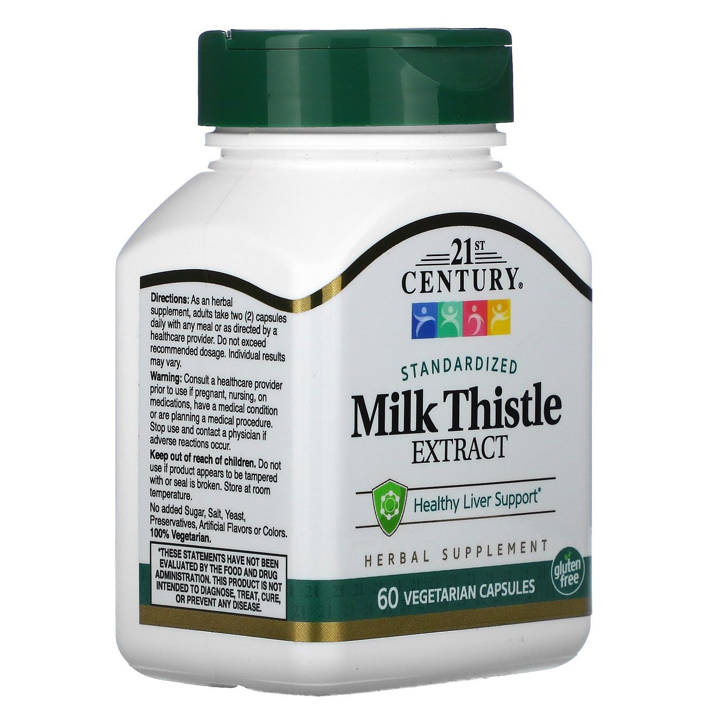 21st Century Milk Thistle Extract Capsules 60 Count