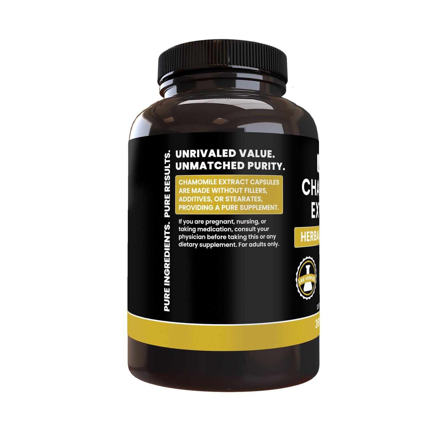 PURE ORIGINAL INGREDIENTS Chamomile Extract Capsules, 365 Count
