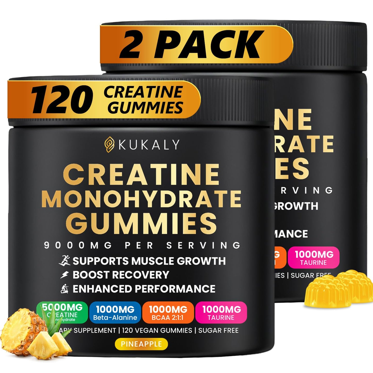 ZyterX Creatine Monohydrate Gummies, 240 Gummies