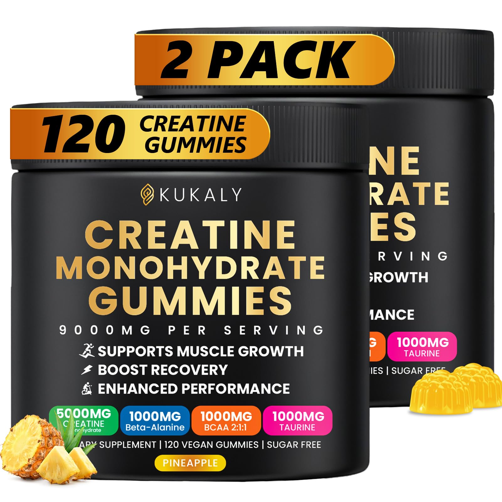 ZyterX Creatine Monohydrate Gummies, 240 Gummies