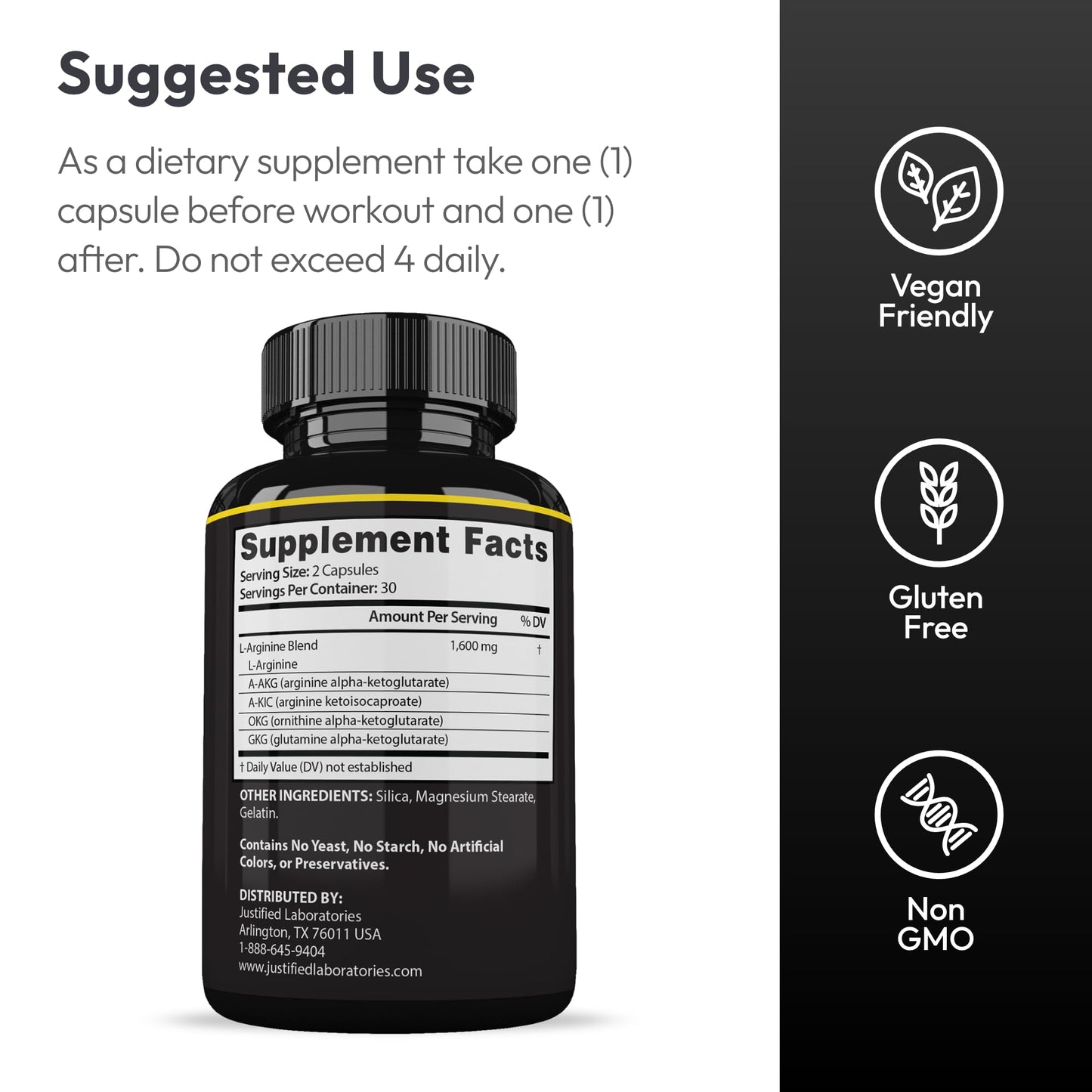 Justified Laboratories Maasalong Max 1 Capsule