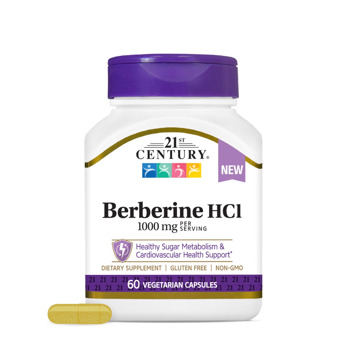 SMART MONKEY TECHNOLOGIES Berberine HCl 1000 mg Capsule, 60 Count