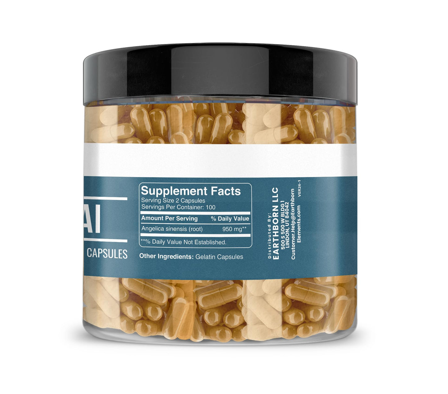 Earthborn Elements Dong Quai Capsules 200