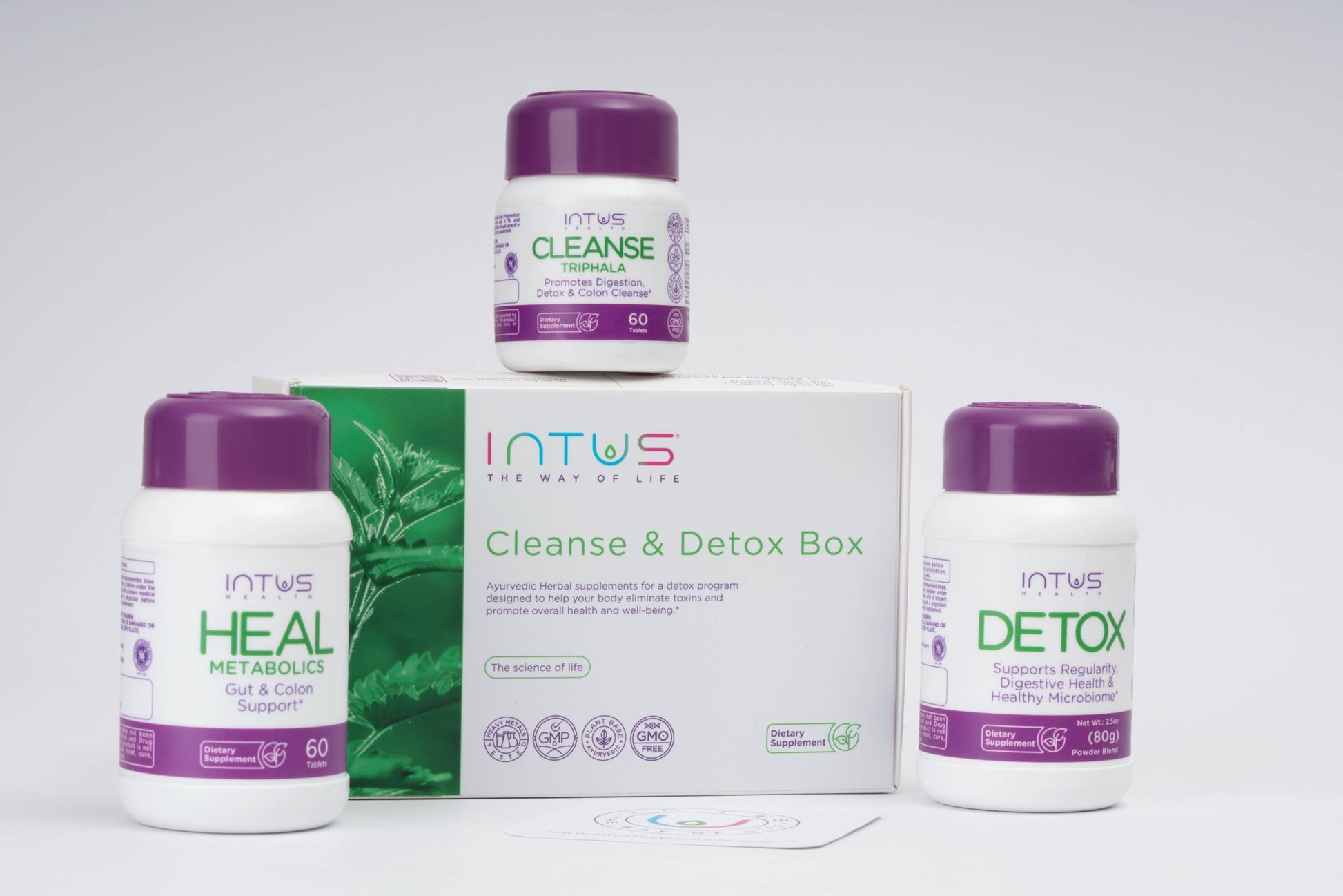 INTUS THE WAY OF LIFE Clean and Detox Box Capsules 12
