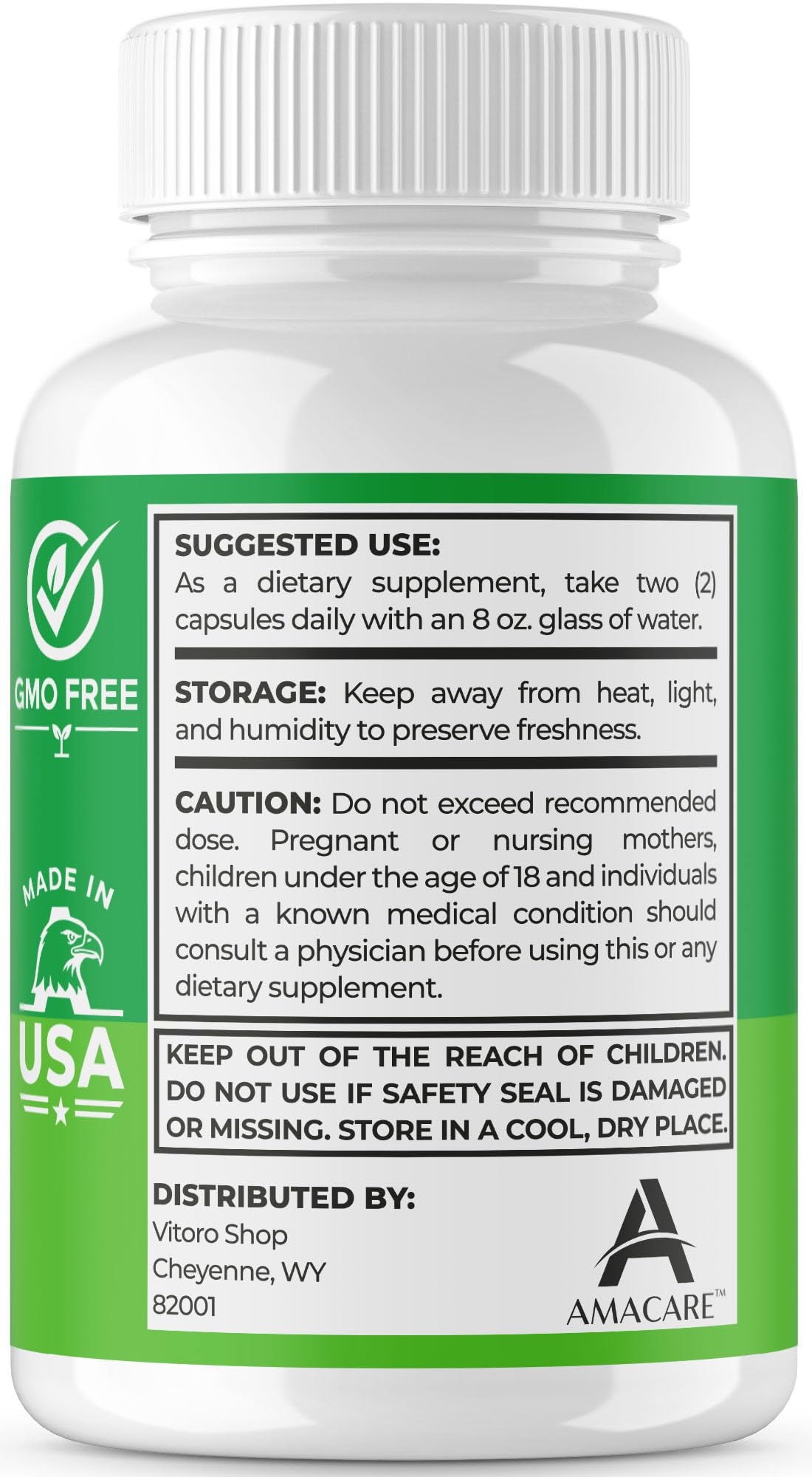 AMACARE Optivision Eye Vitamins Capsules 120