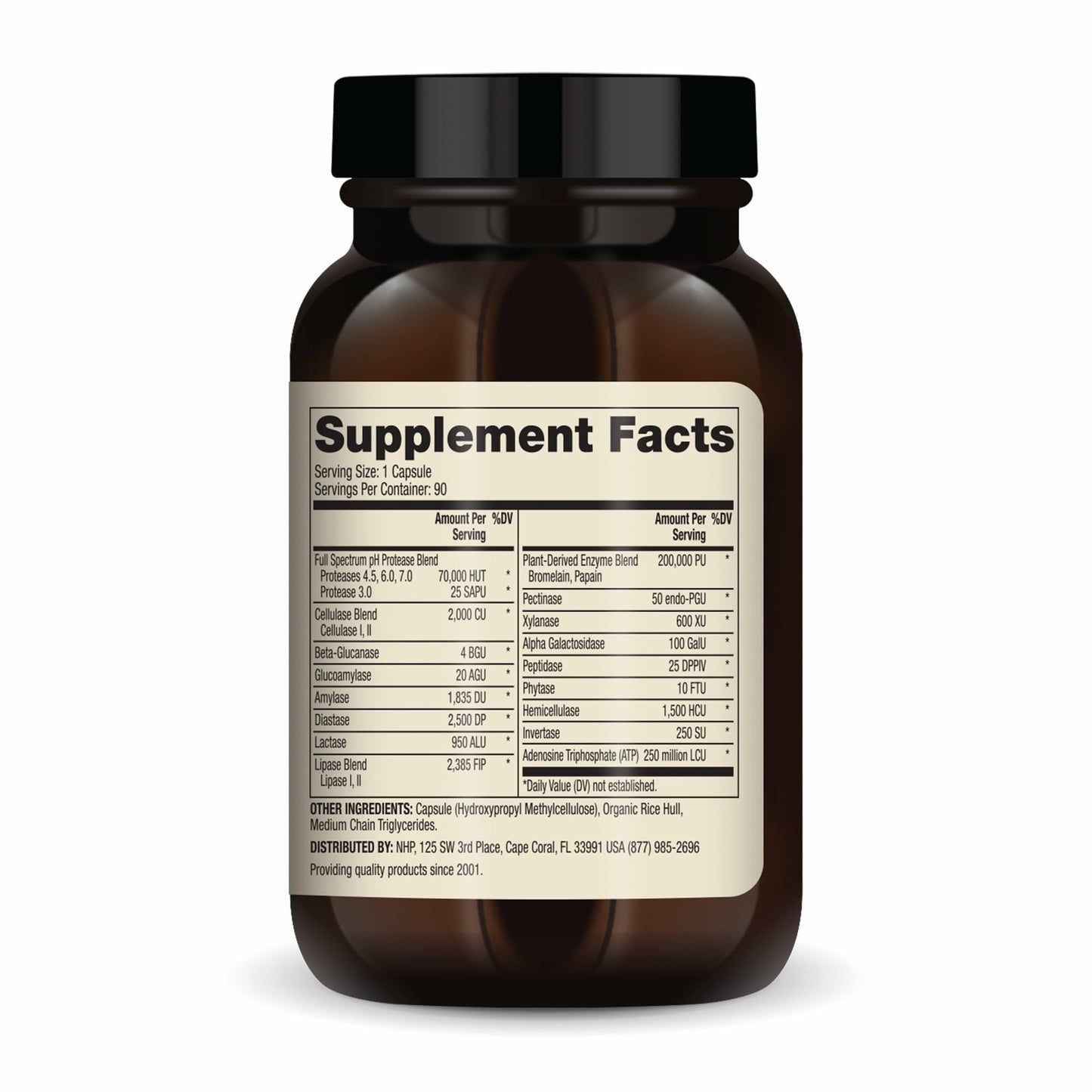 Dr. Mercola Full Spectrum Enzymes, 90 Capsules