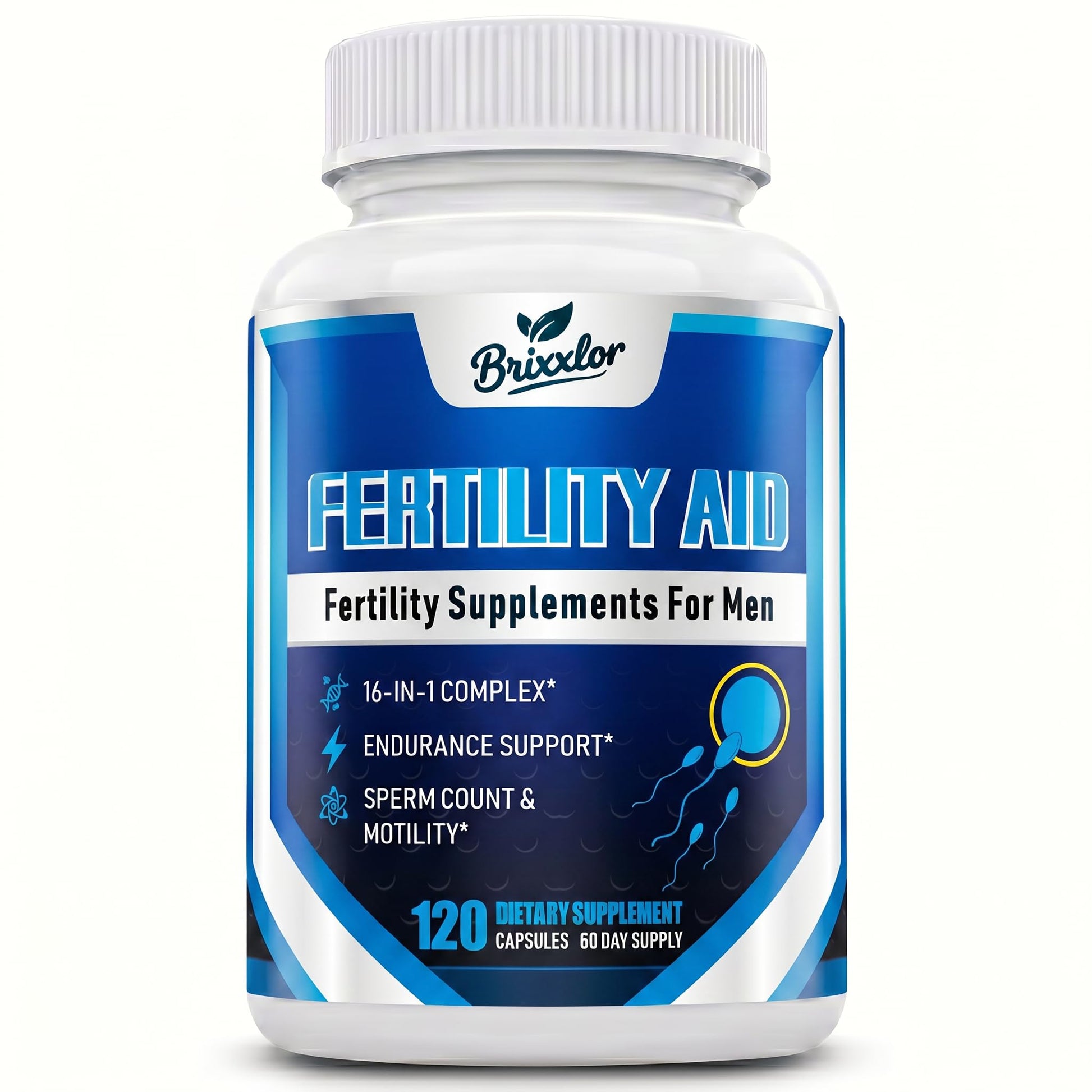 Ulvara Male Fertility Supplements with CoQ10, Maca Root, Zinc, 120 Capsules