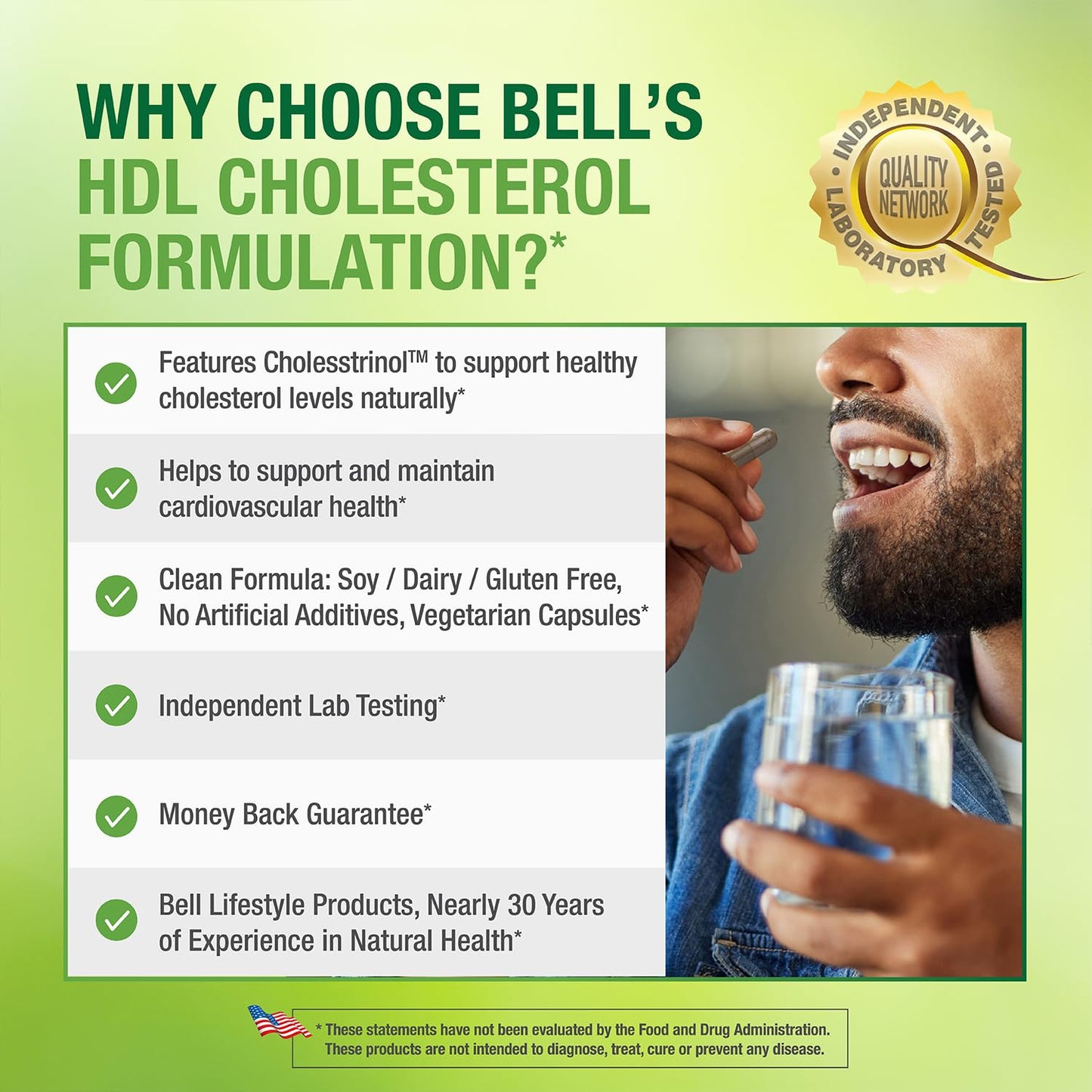 Bell HDL Cholesterol Formulation Capsule, 30 Capsules