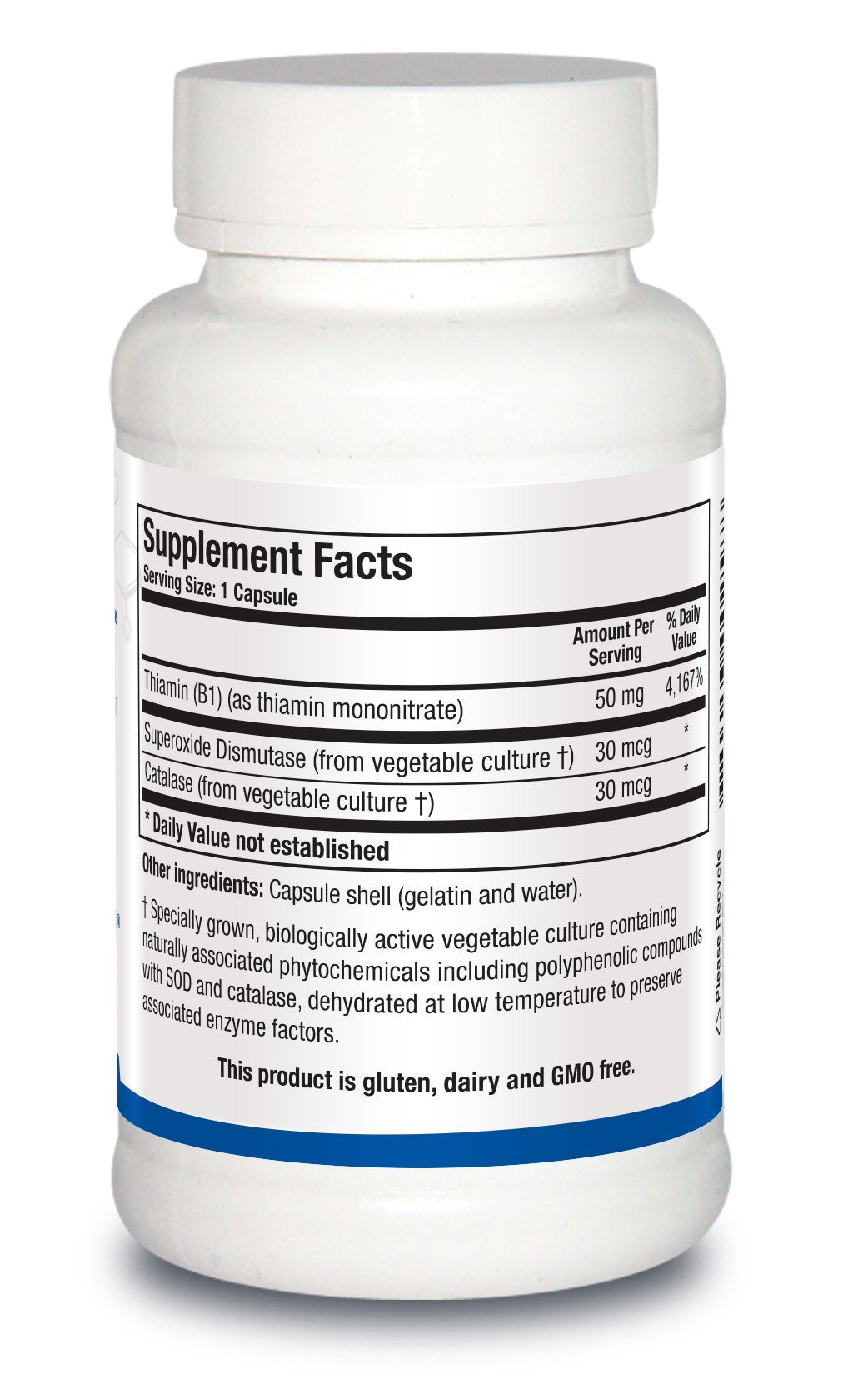 Biotics Research Thiamin 50 mg Capsules, 90 Count