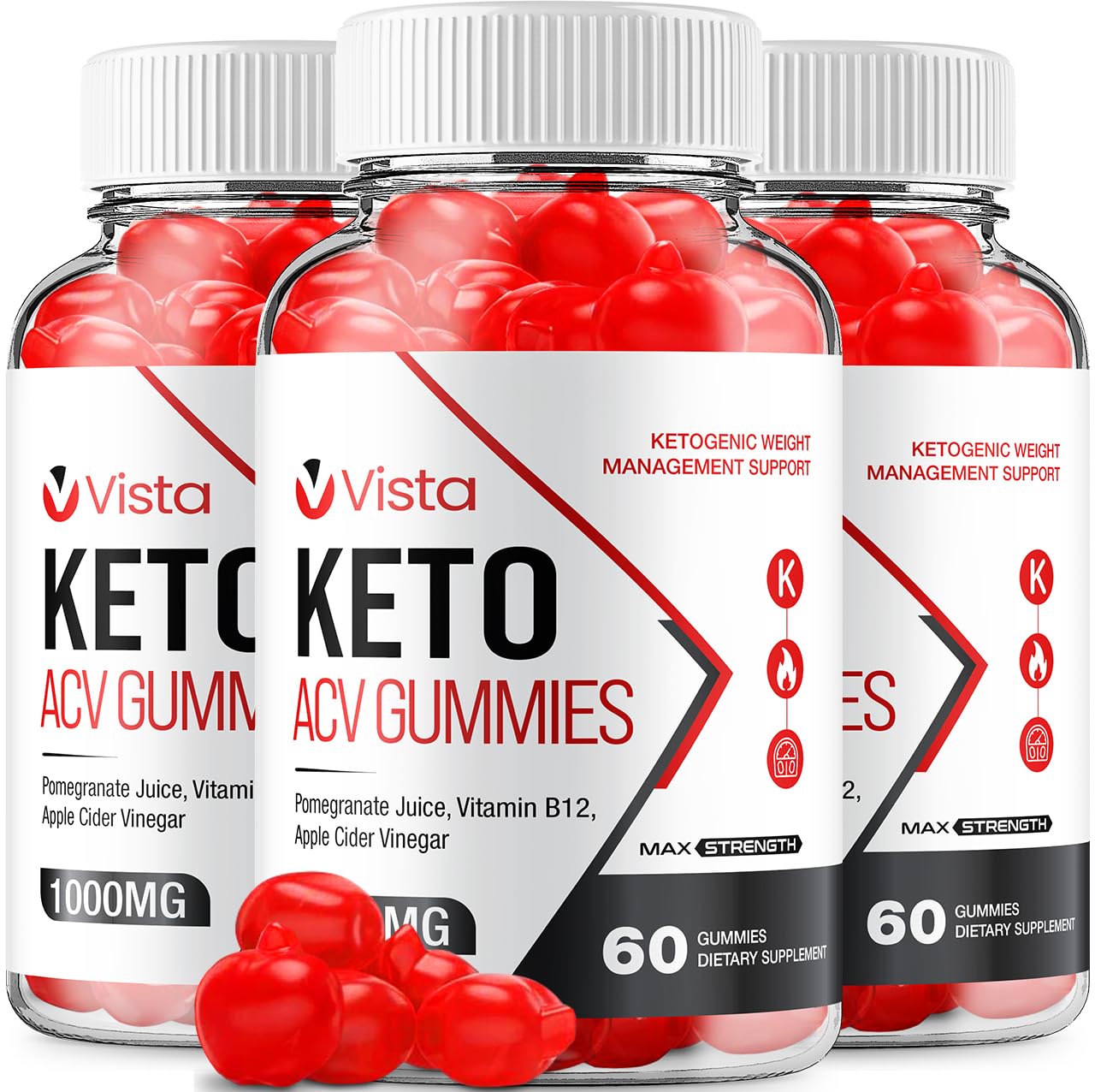 Indelo Vista Keto ACV 180 Gummies