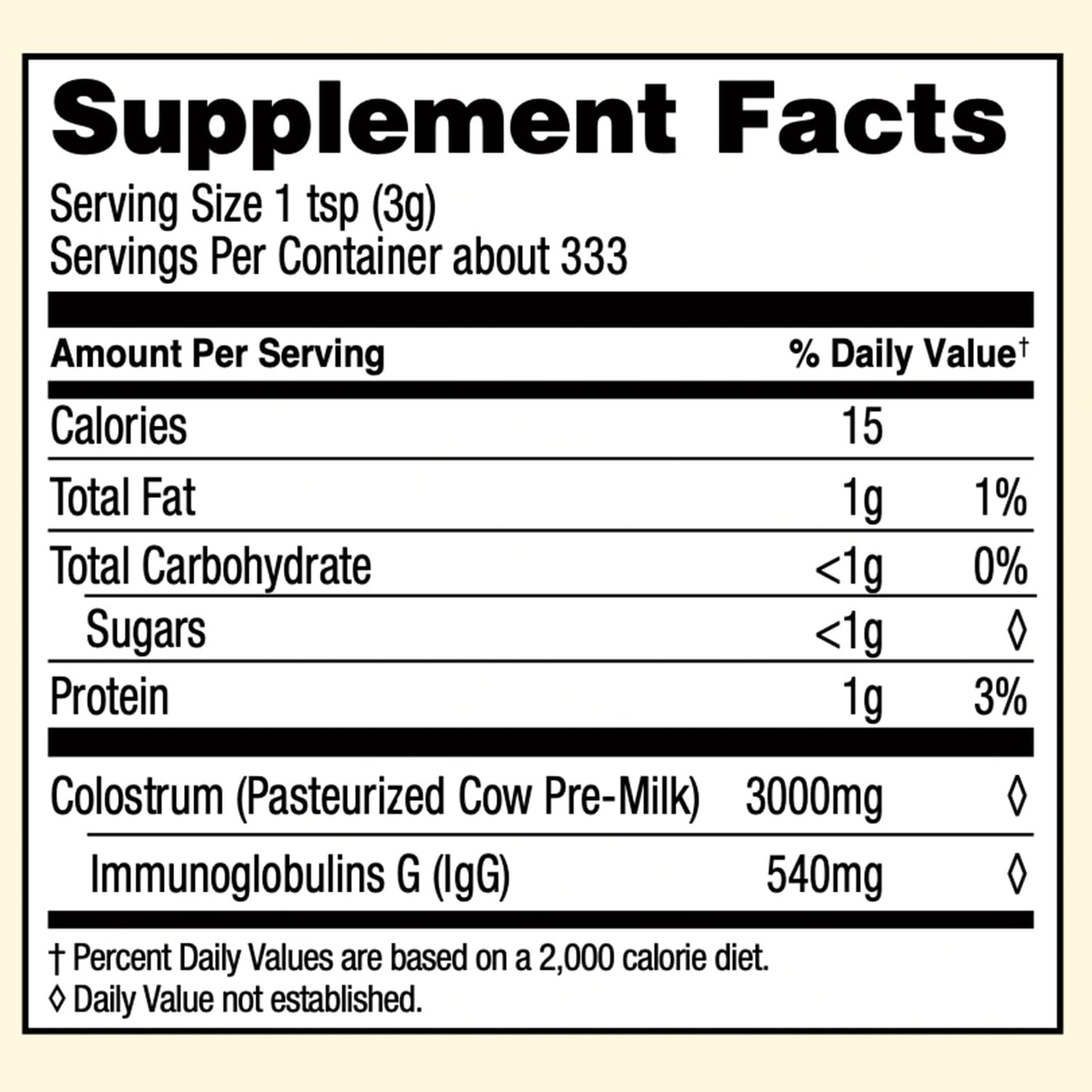 Surthrival Colostrum Powder 2.21 Pound