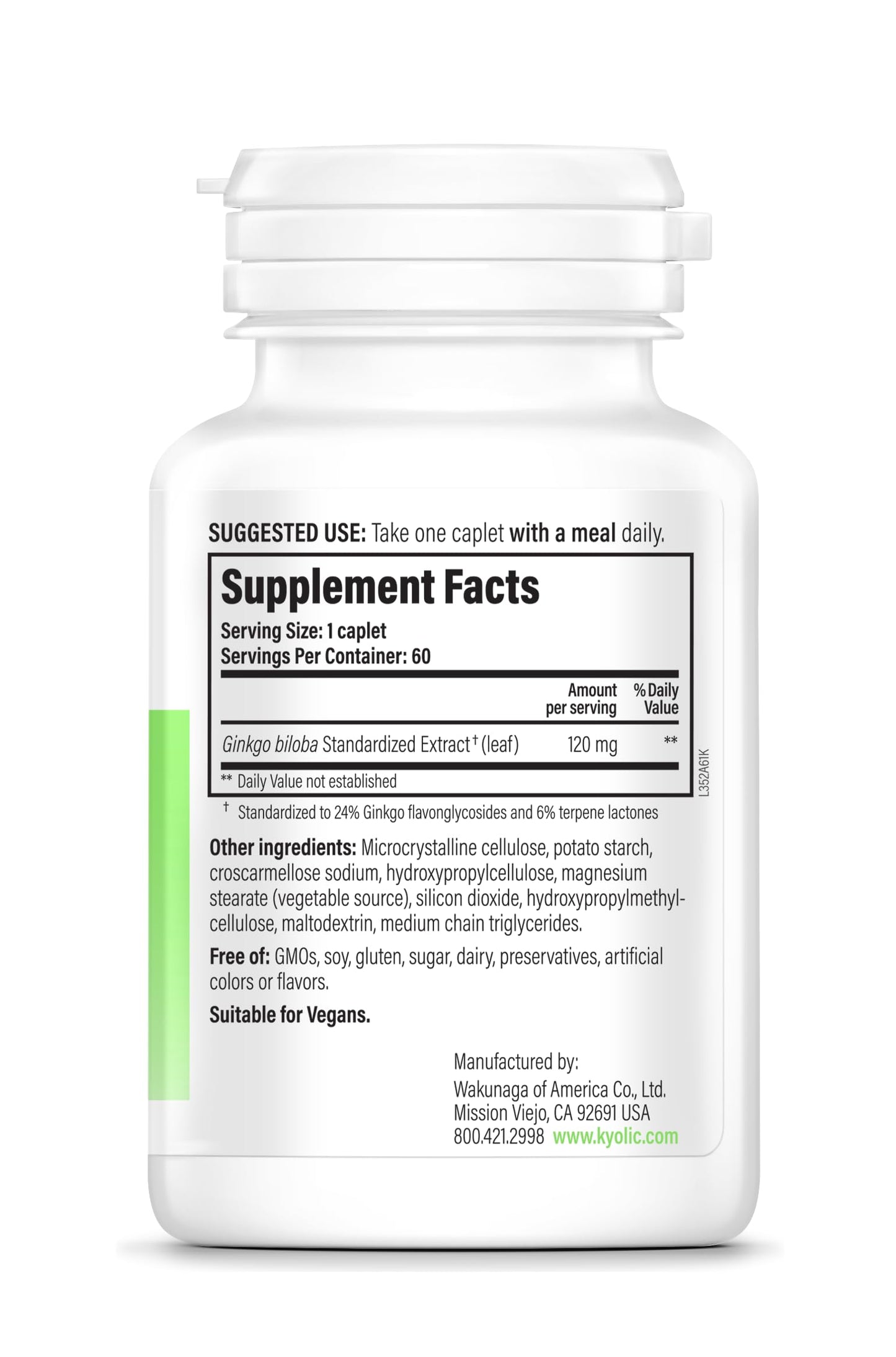 Kyolic Brain Memory Caplets 60 Count