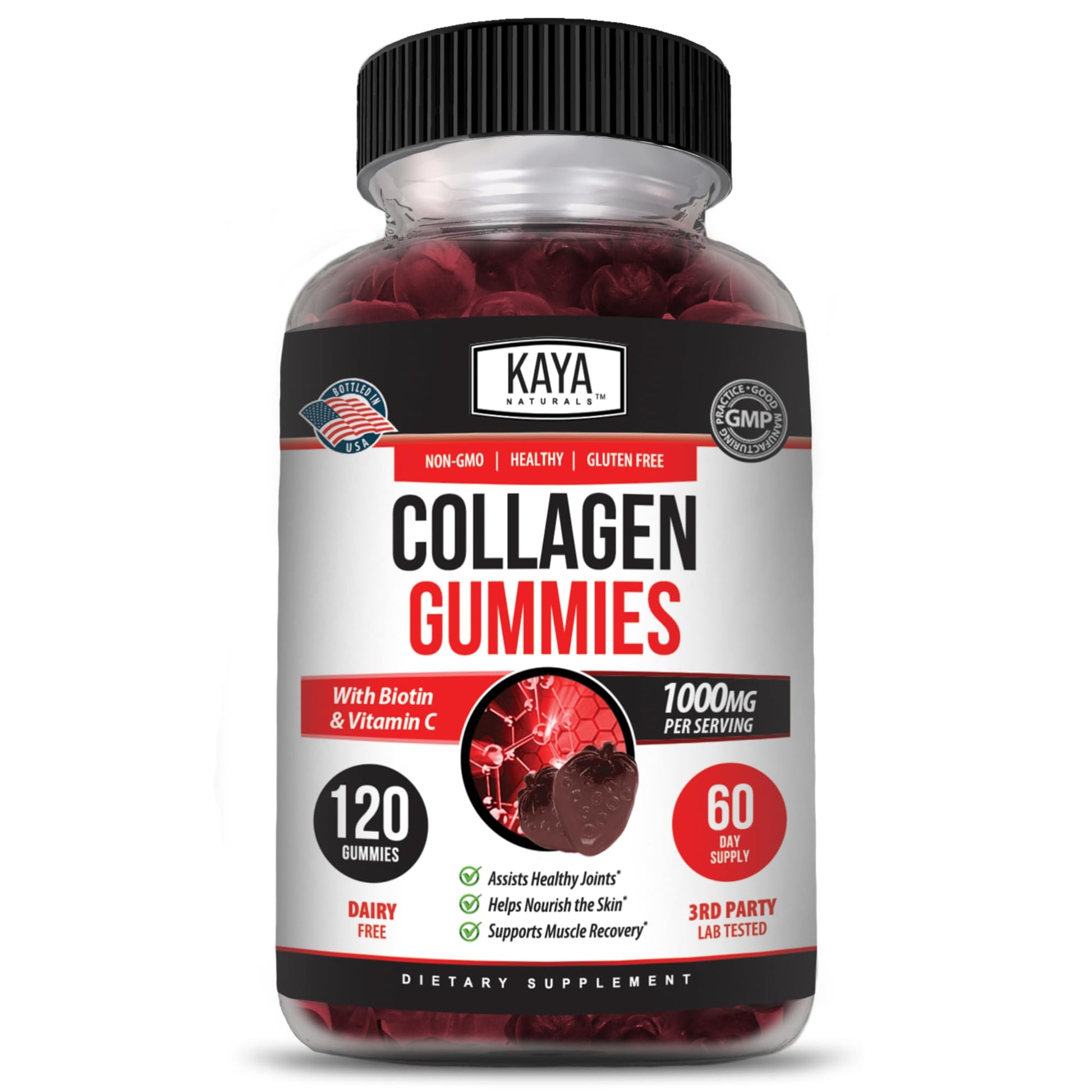 Kaya Naturals Collagen Gummy 120 Gummies