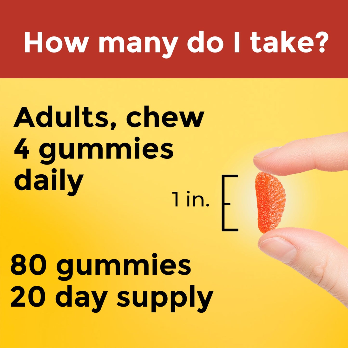 Nature Made Maximum Strength Vitamin C 1000mg Gummies, 80 Count