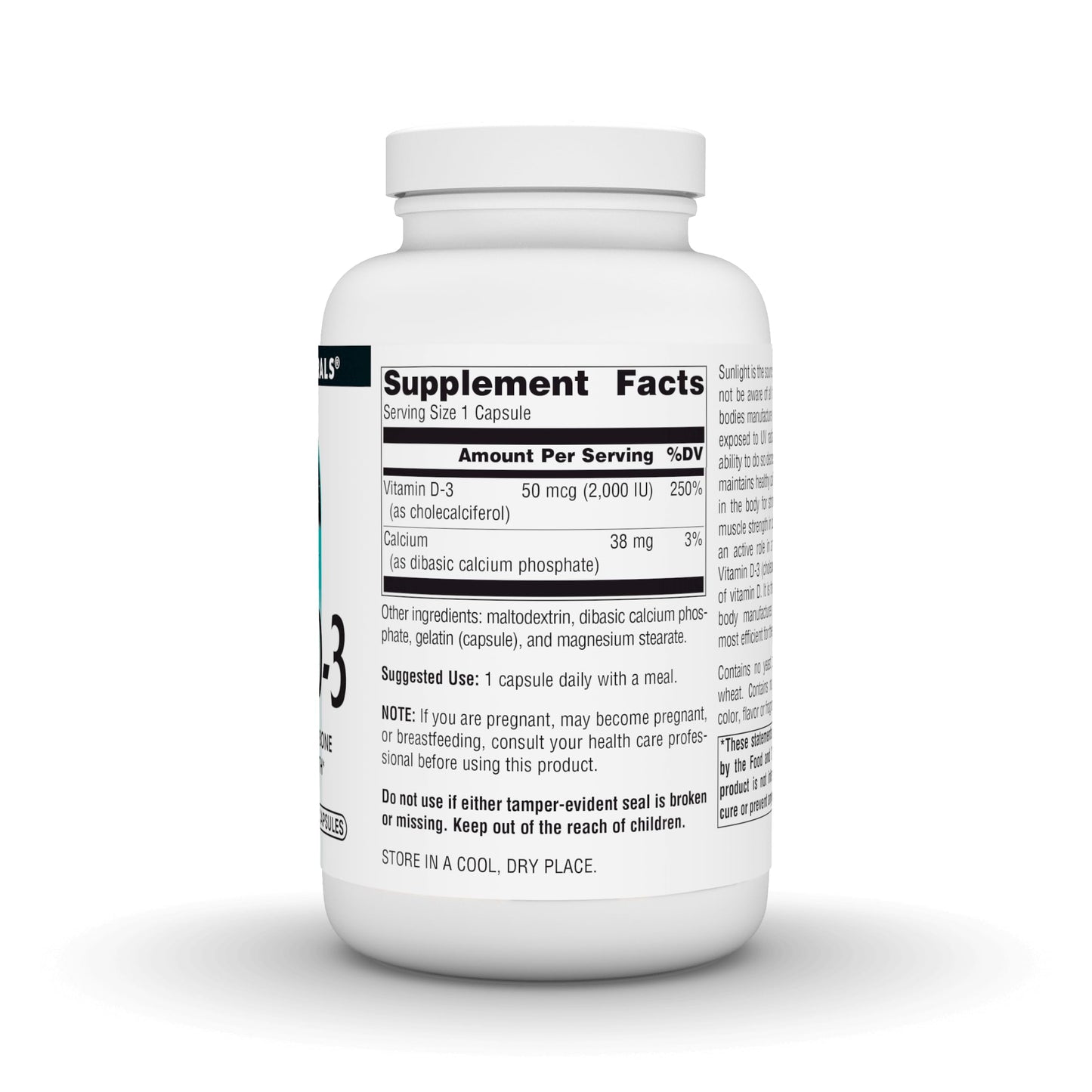 Source Naturals Vitamin D-3, Bioactive Form for Bone & Immune Health 400 Capsules