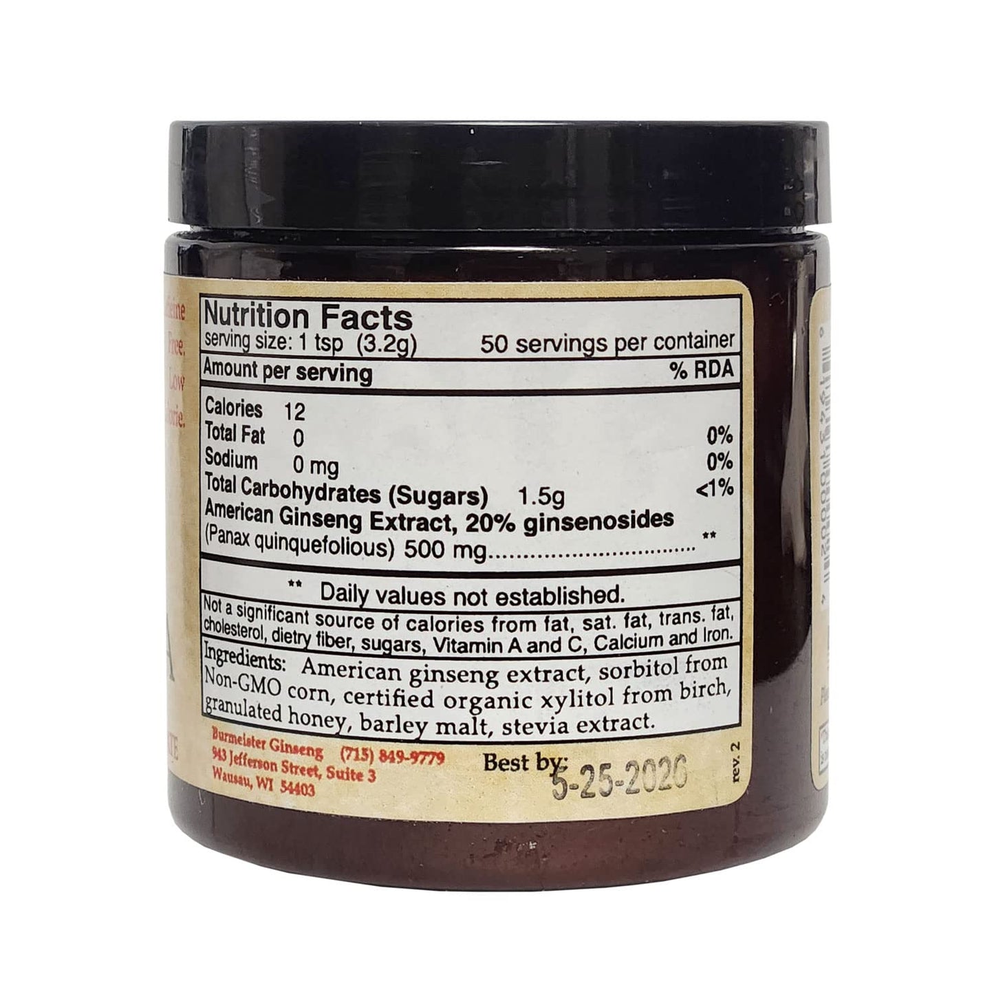 Burmeister American Ginseng Instant Tea Powder, 5.6 oz