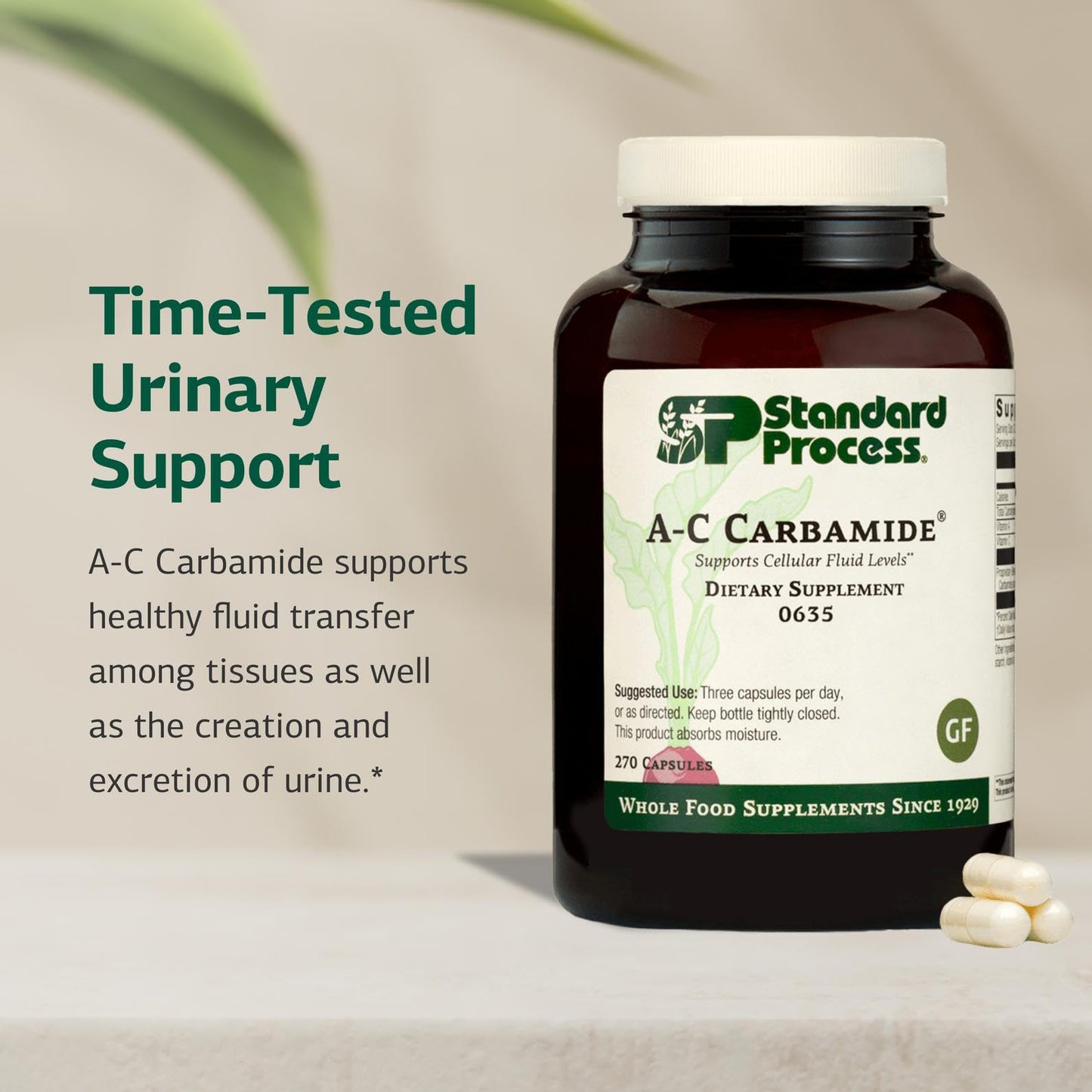 Standard Process Inc. A-C Carbamide Urinary Tract Supplement Capsule, 270 Capsules
