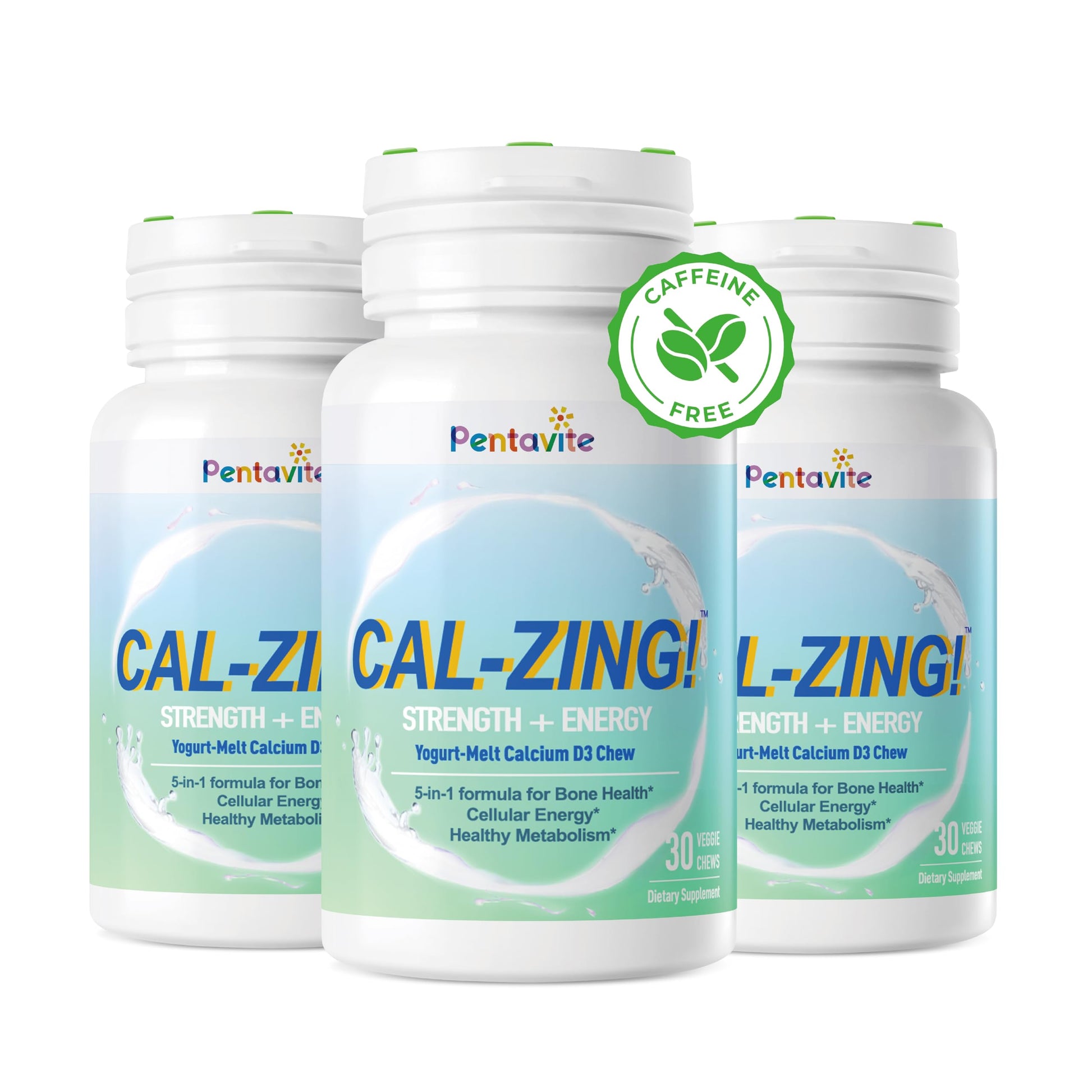 Pentavite Cal-Zing Calcium with Taurine and Vitamin D3 Chewable 90