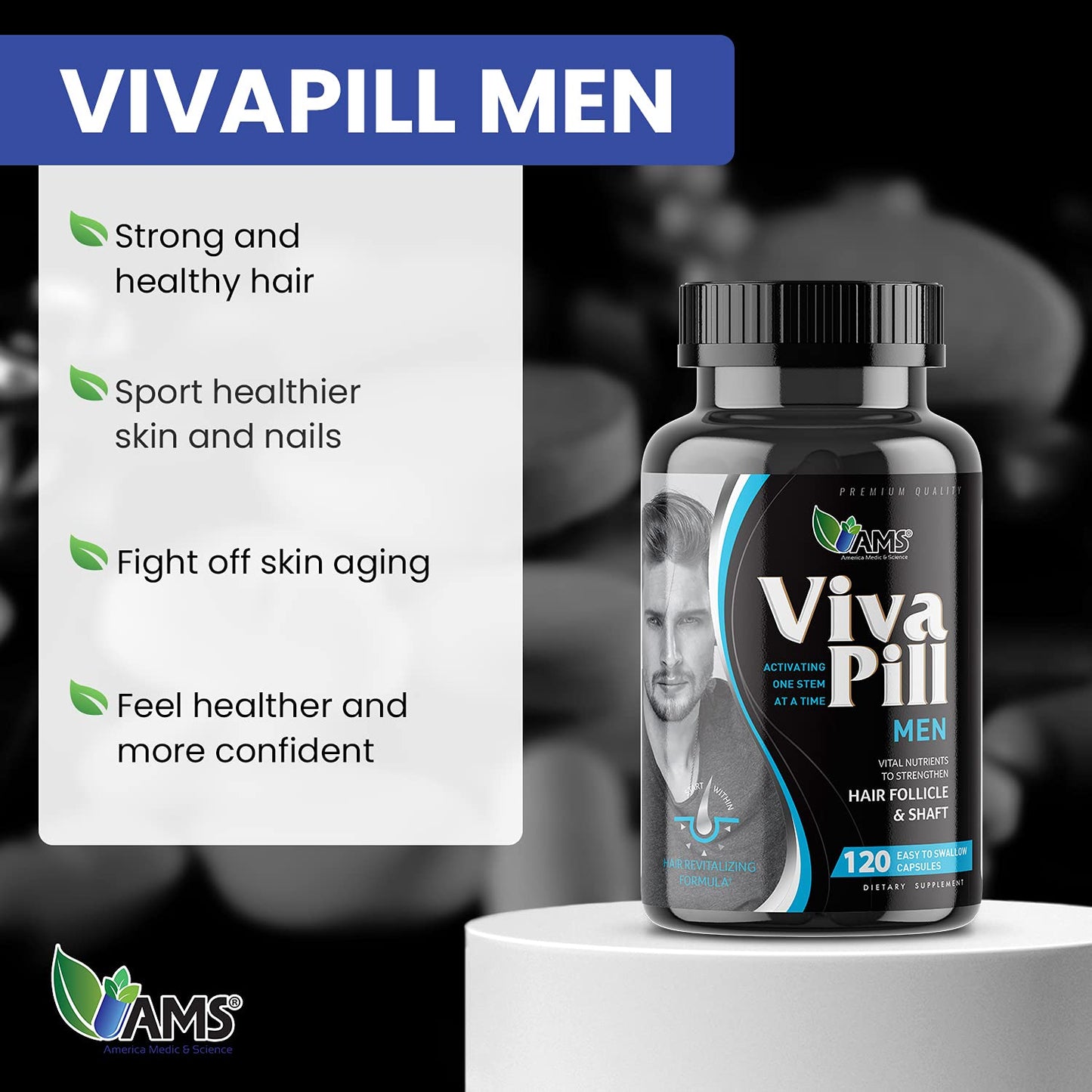 America Medic & Science VivaPill for Men Capsules, 120