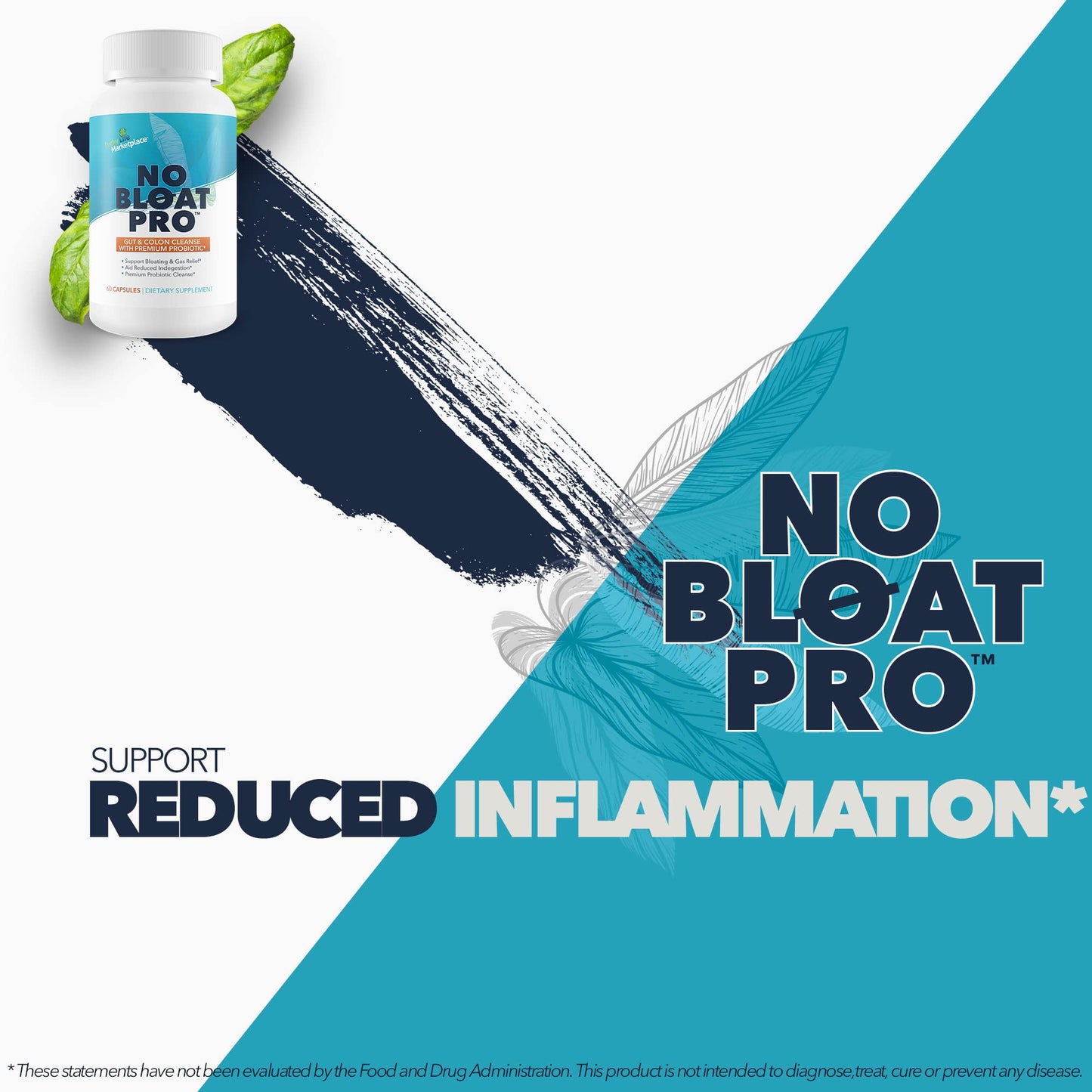 Generic No Bloat Pro - Gut & Colon Cleanse with Premium Probiotic Support Capsule 1