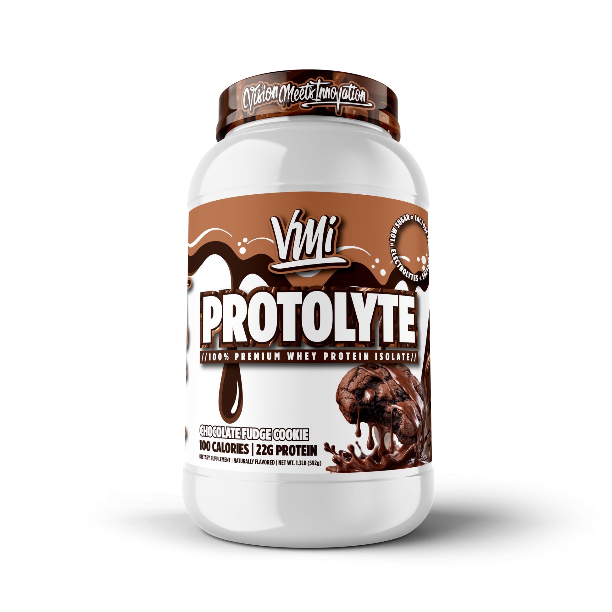 VMI Sports ProtoLyte Whey Isolate Protein Powder, 1.6 lb, Chocolate Fudge Cookie