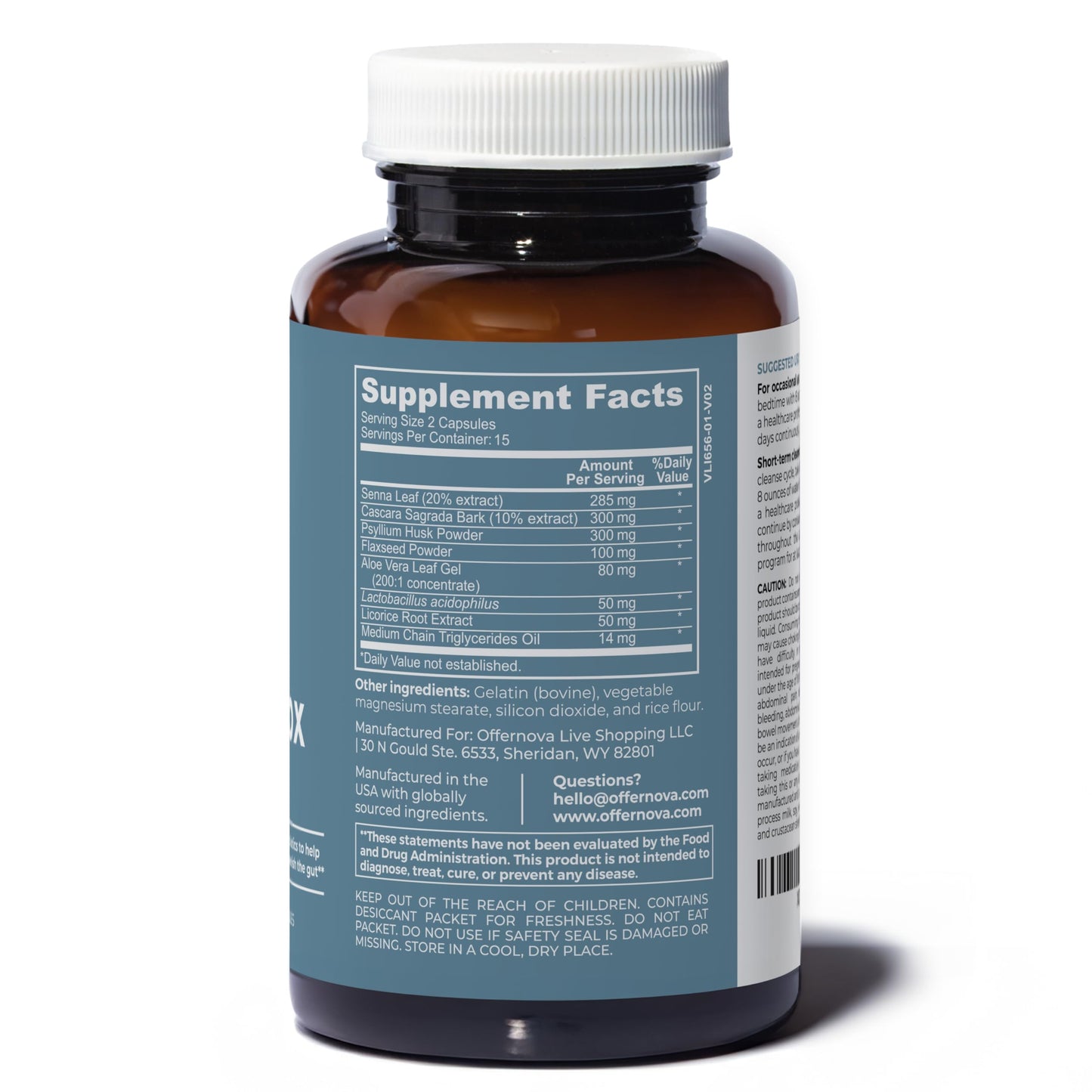 Offernova Complete Colon Detox 15 Days 30 Capsules