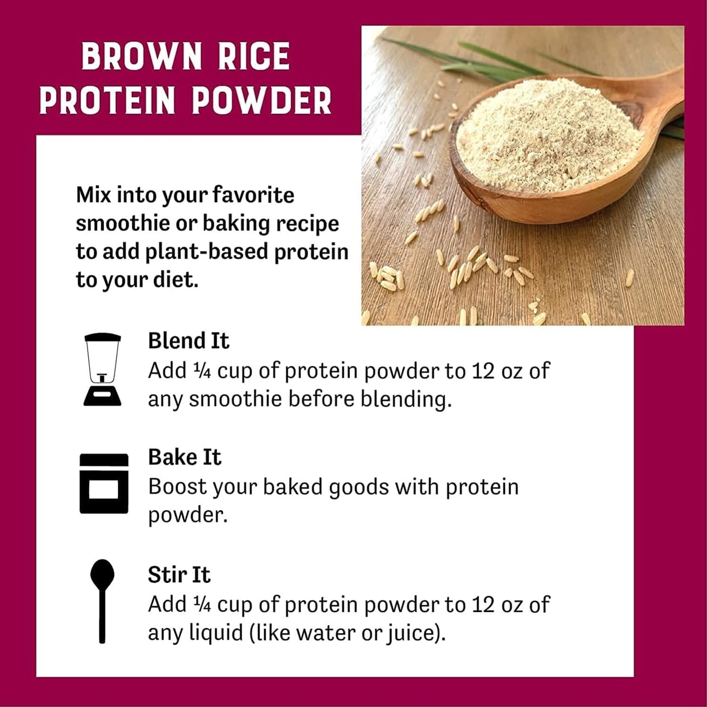 Judee's Gluten Free Brown Rice Protein Powder 24