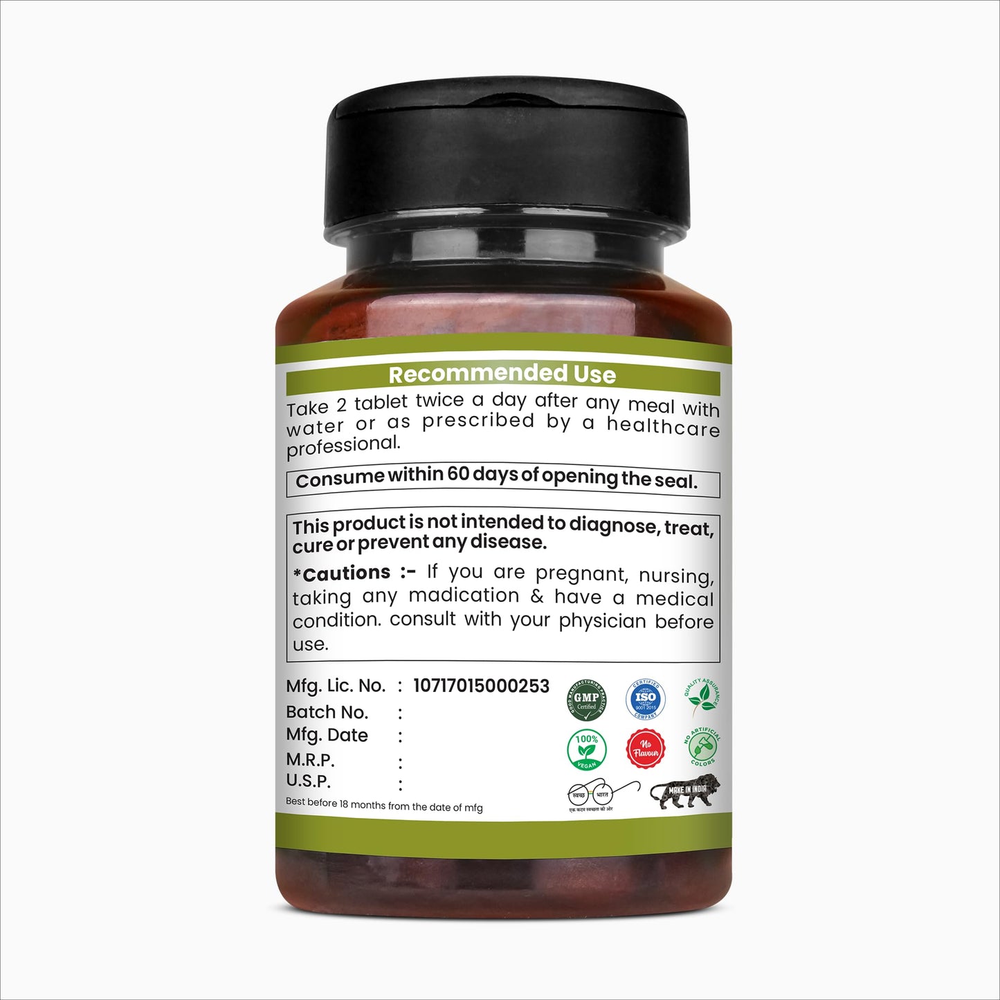 Lavaya Organic Moringa Tablets Tablet 1 Count