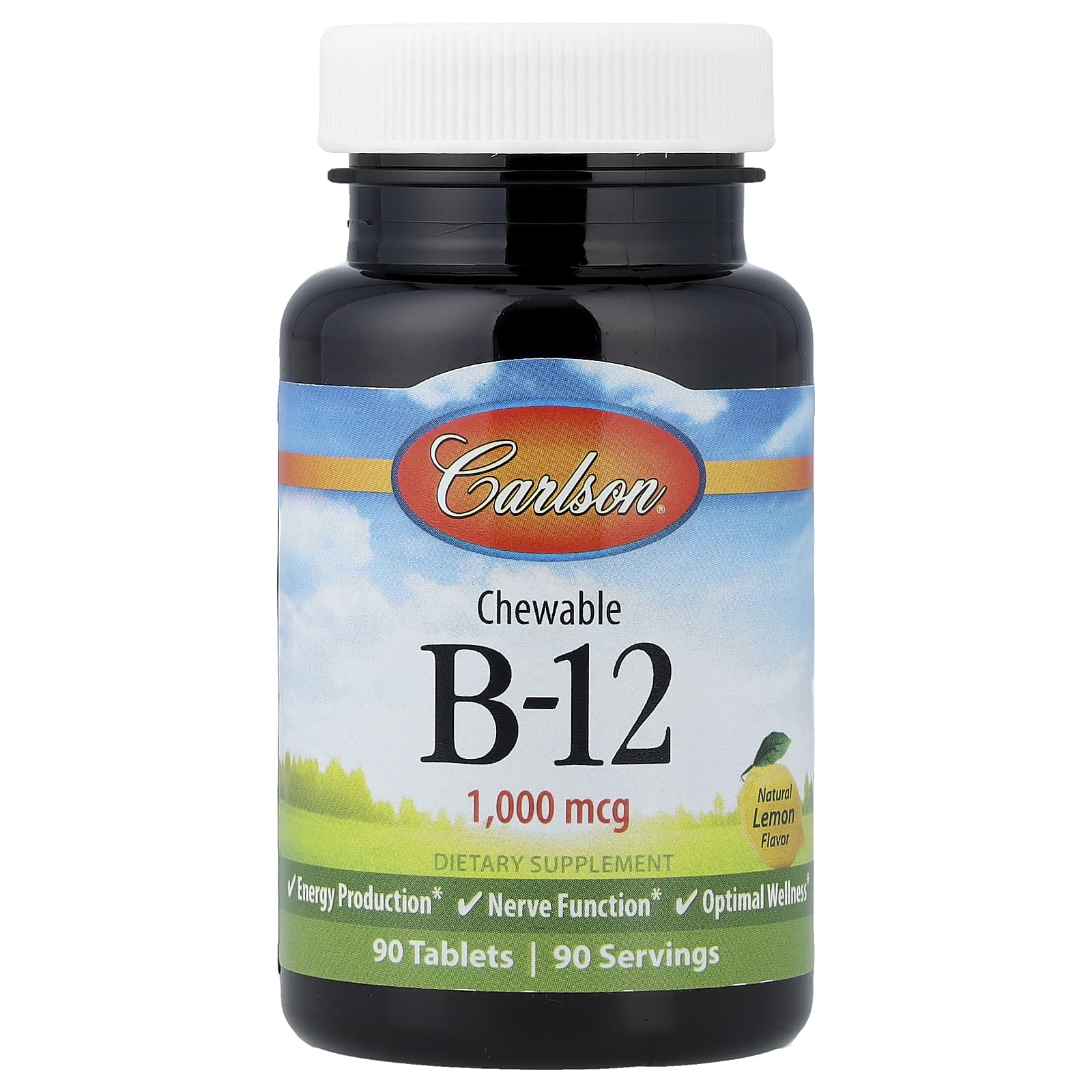 Carlson B-12-SL 1000mcg Tablet 90 Tablets