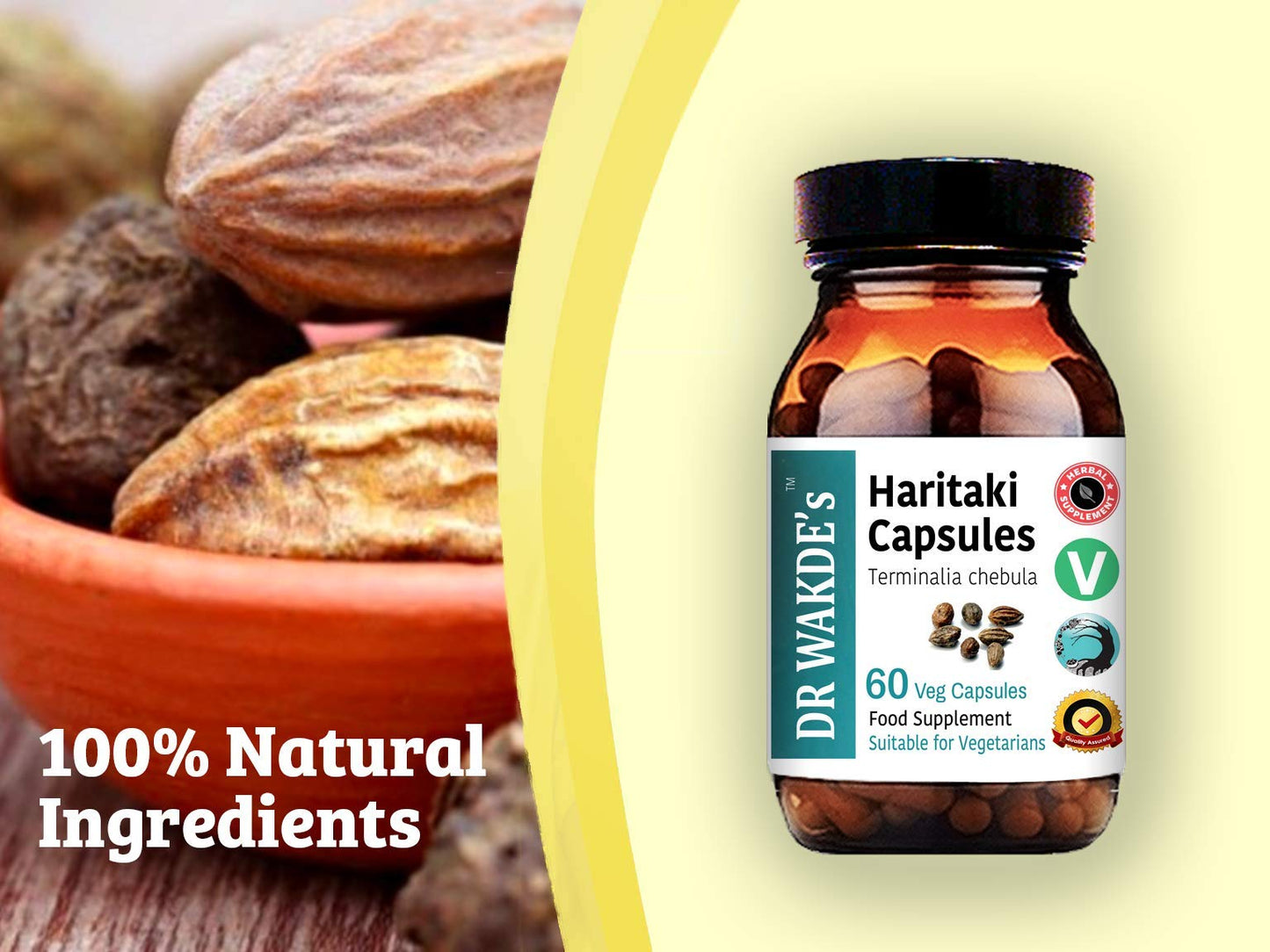DR WAKDE's Haritaki Capsules, 1 Count
