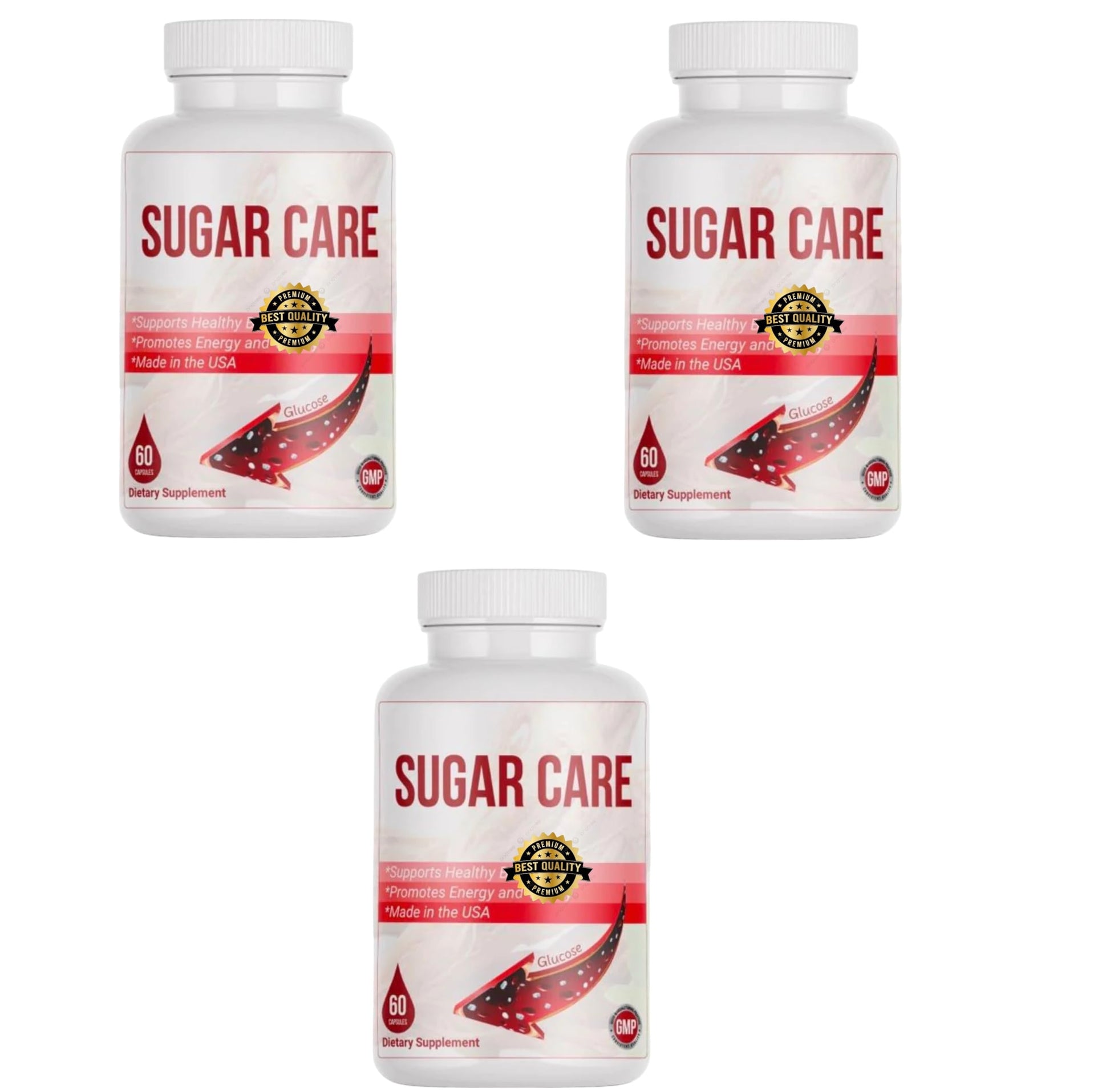 Generic Sugar Care Thảo Dược, Chất Nhân Sâm Đỏ (100% Sản Phẩm Chính Hãng USA) Capsules 180